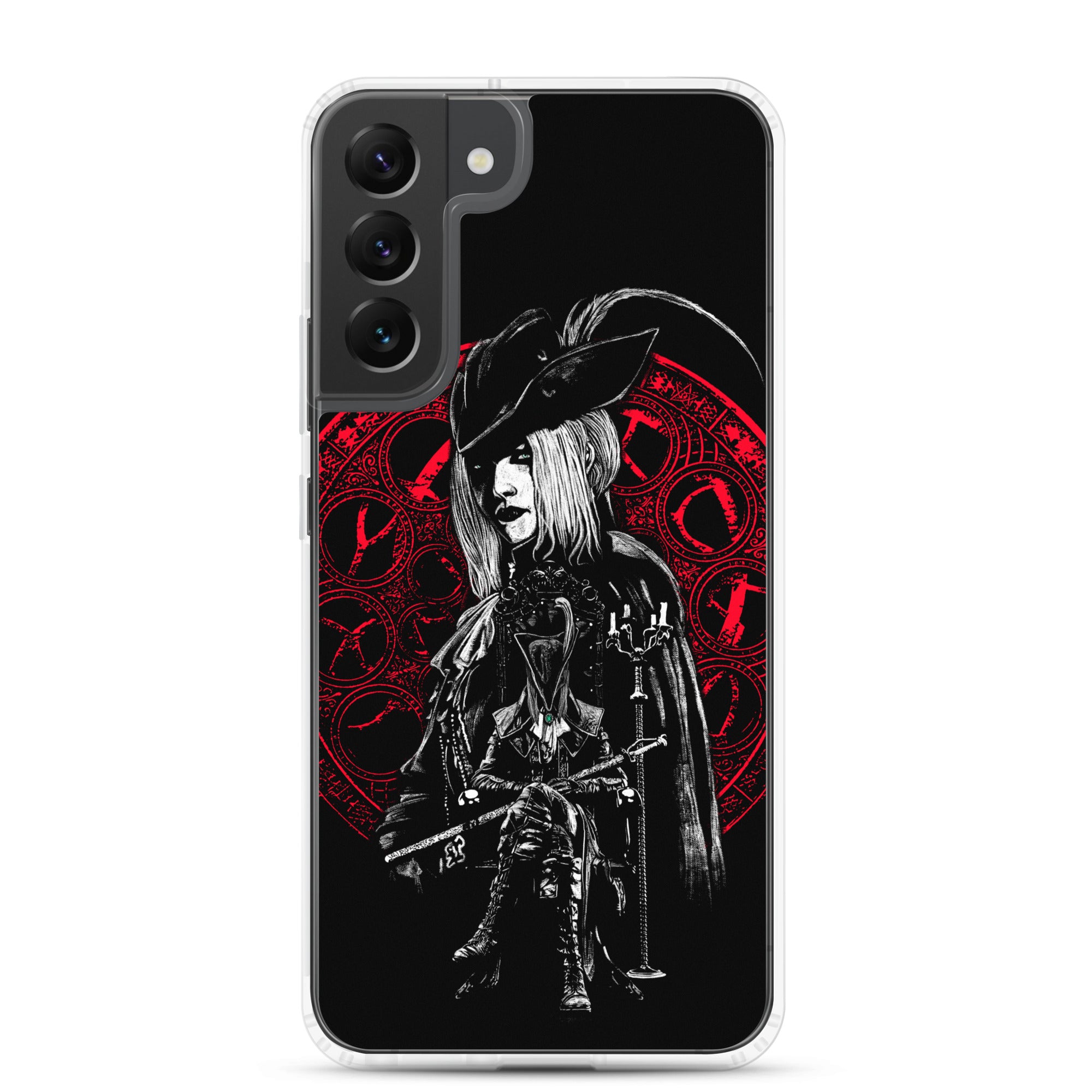 Lady Maria Bloodborne Shirt – Astral Clocktower Gothic Hunter Design, Clear Case for Samsung® Samsung Galaxy S22 Plus - Phone Acessories