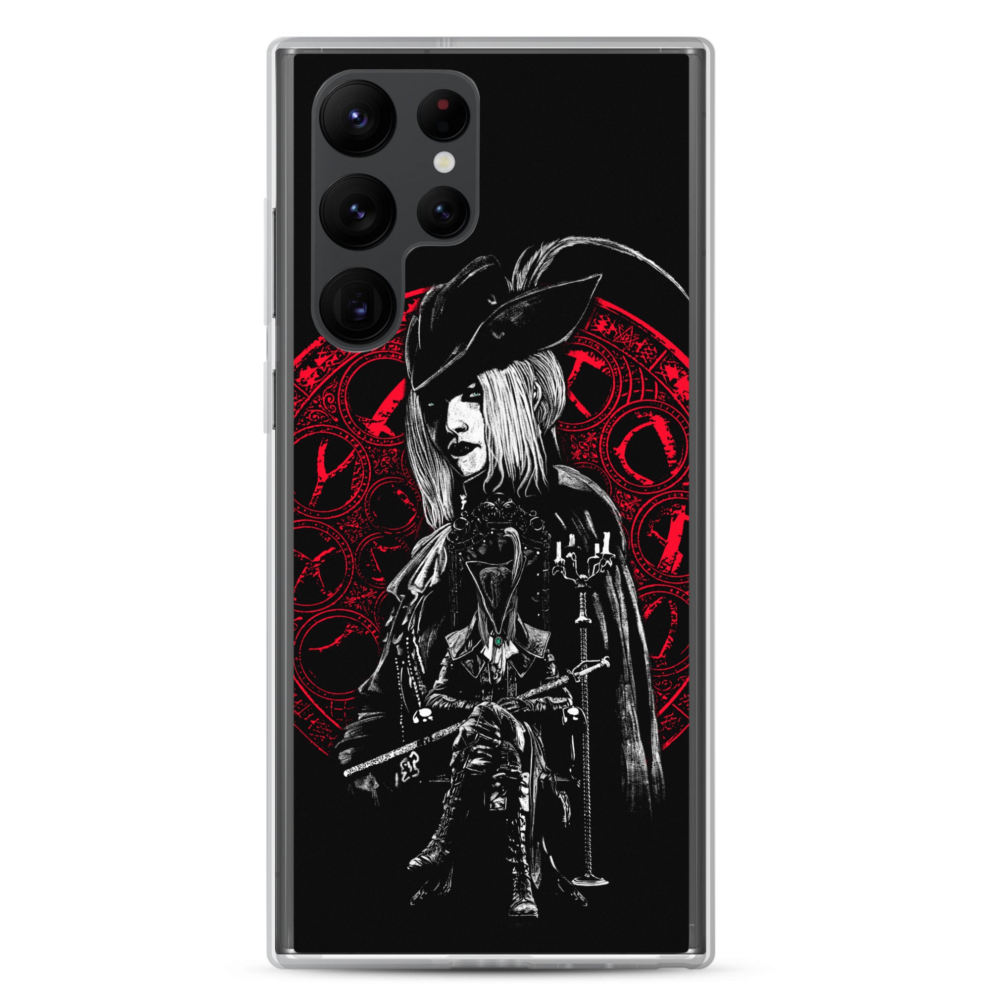 Lady Maria Bloodborne Shirt – Astral Clocktower Gothic Hunter Design, Clear Case for Samsung® Samsung Galaxy S22 Ultra - Phone Acessories