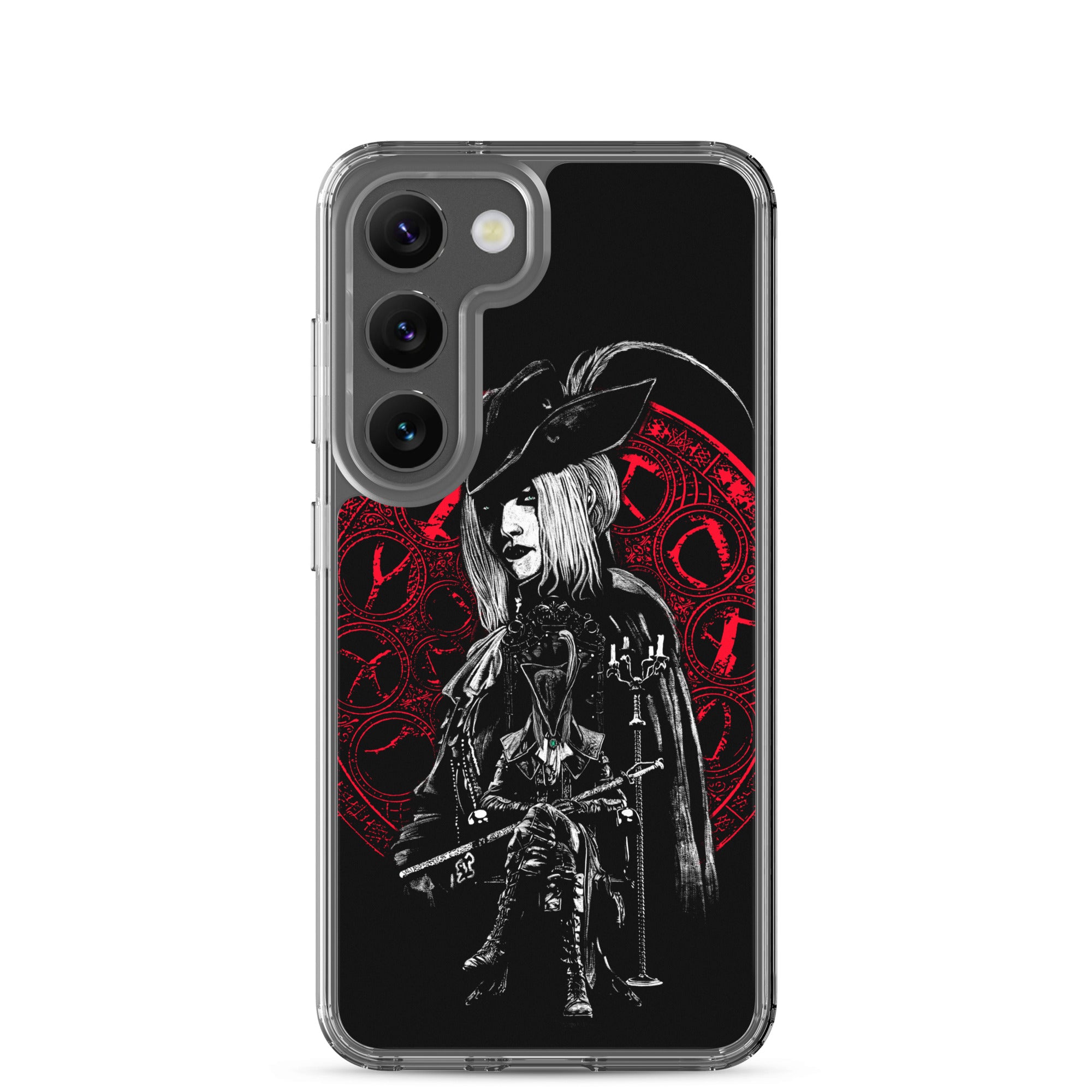Lady Maria Bloodborne Shirt – Astral Clocktower Gothic Hunter Design, Clear Case for Samsung® Samsung Galaxy S23 - Phone Acessories