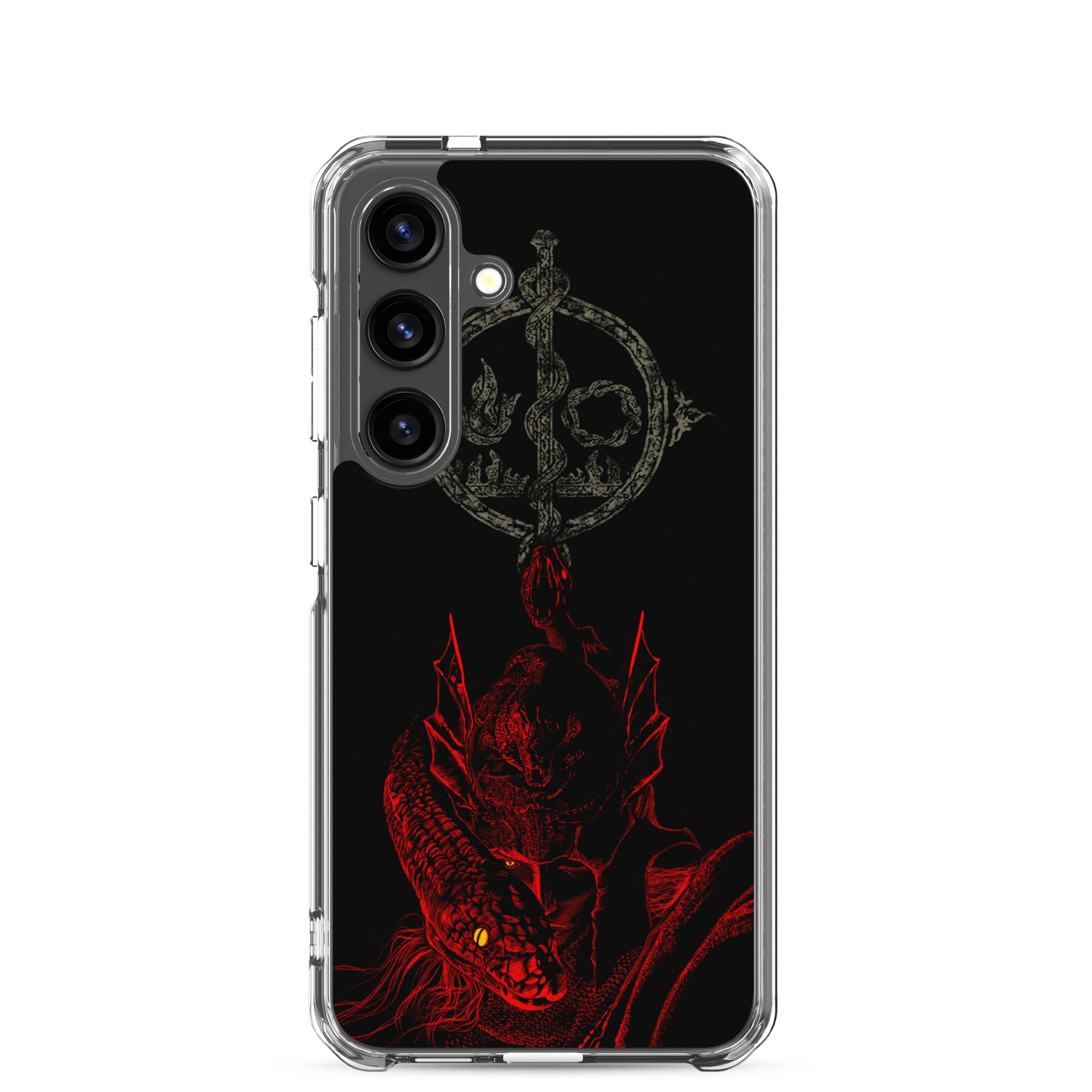 Messmer Dark Fantasy Phone Case – Elden Ring Inspired Gothic Gaming Cover, Clear Case for Samsung® Samsung Galaxy S24 - Phone Acessories