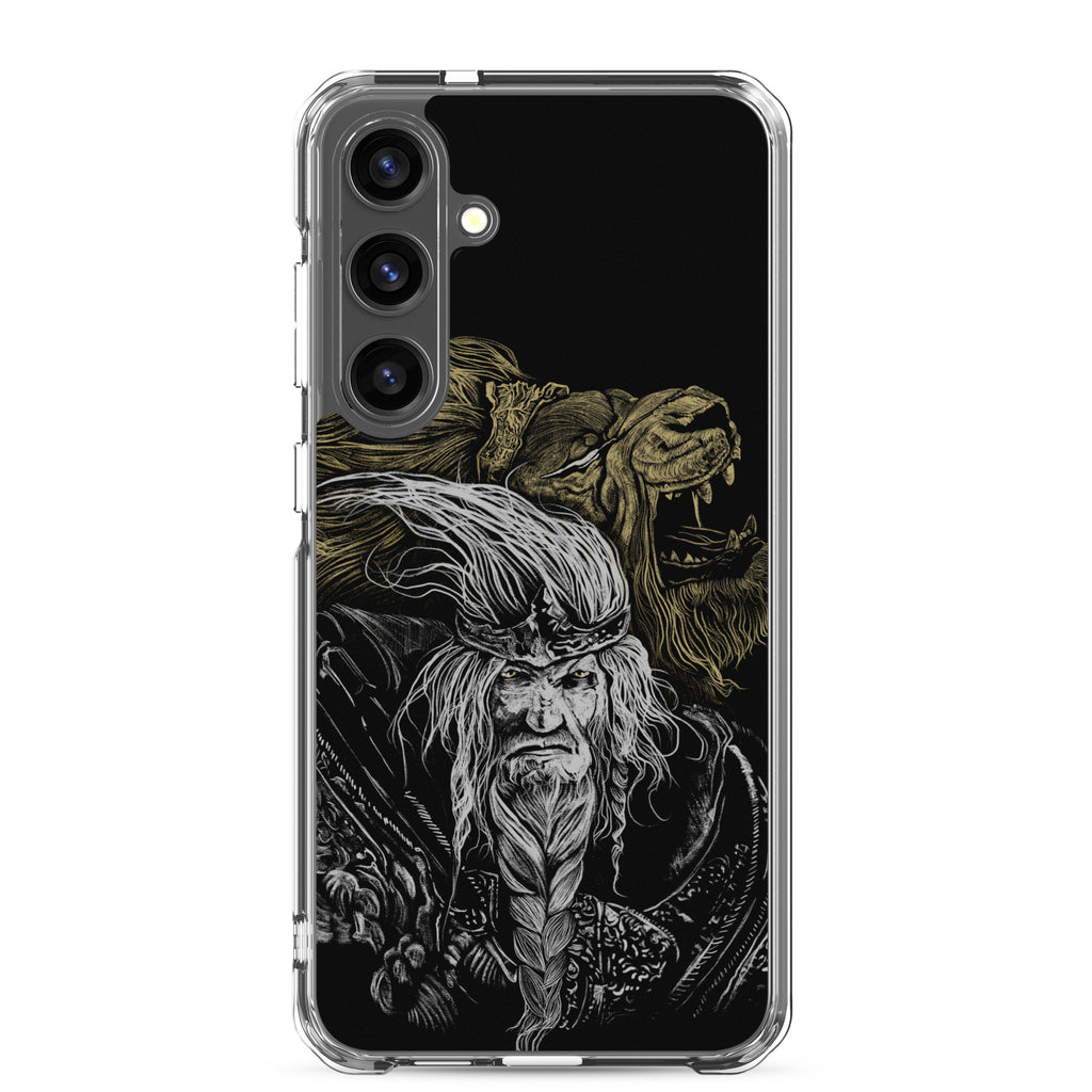 Godfrey First Elden Lord Elden Ring Fan Art – Dark Fantasy Serosh Artwork, Clear Case for Samsung® Samsung Galaxy S24 Plus - Phone Accessories