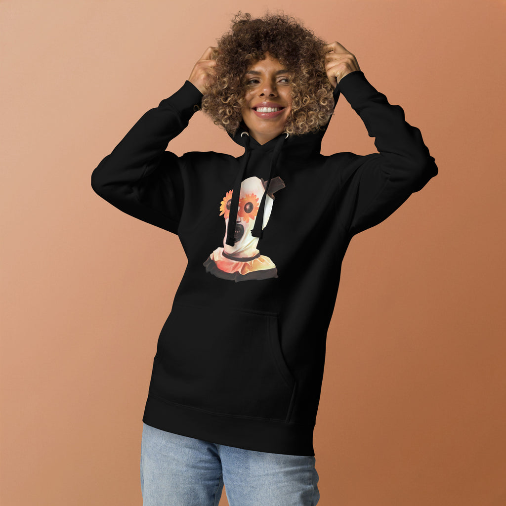 "Feeling Pretty" Art the Clown - Terrifier Dark Humor Art, Unisex Hoodie - Apparel & Acessories