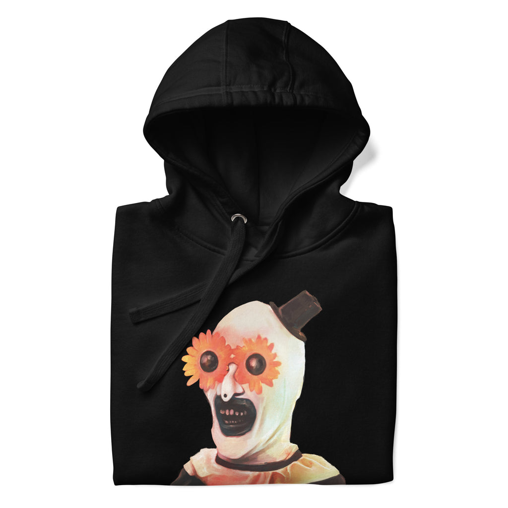 "Feeling Pretty" Art the Clown - Terrifier Dark Humor Art, Unisex Hoodie - Apparel & Acessories