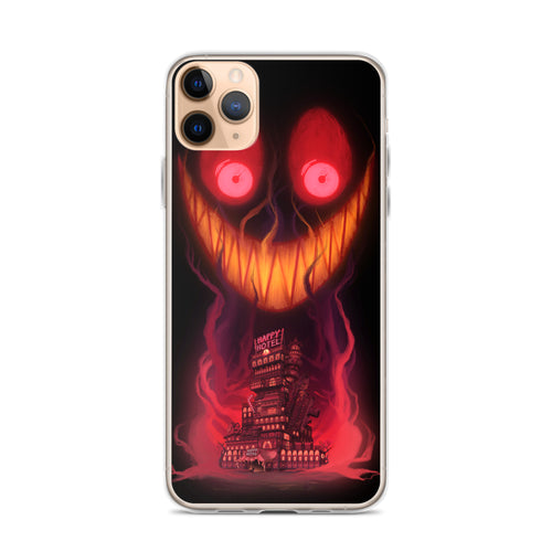 Hazbin Hotel Alastor Grin Merch | Radio Demon Sinister Smile Print or Sticker | Unique Alastor Fan Gift, Clear Case for iPhone® iPhone 11 Pro Max - Phone Acessories