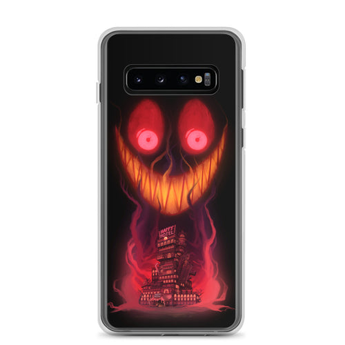 Hazbin Hotel Alastor Grin Merch | Radio Demon Sinister Smile Print, Clear Case for Samsung® Samsung Galaxy S10 - Phone Acessories