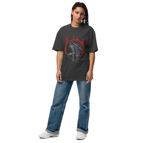 Artorias the Abyssal Walker, Oversized faded t-shirt -