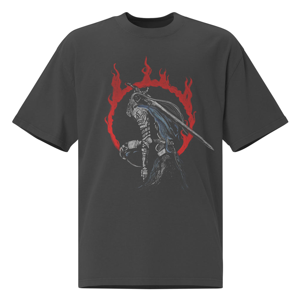 Lady Maria Bloodborne Shirt – Astral Clocktower Gothic Hunter Design, Oversized faded t-shirt -
