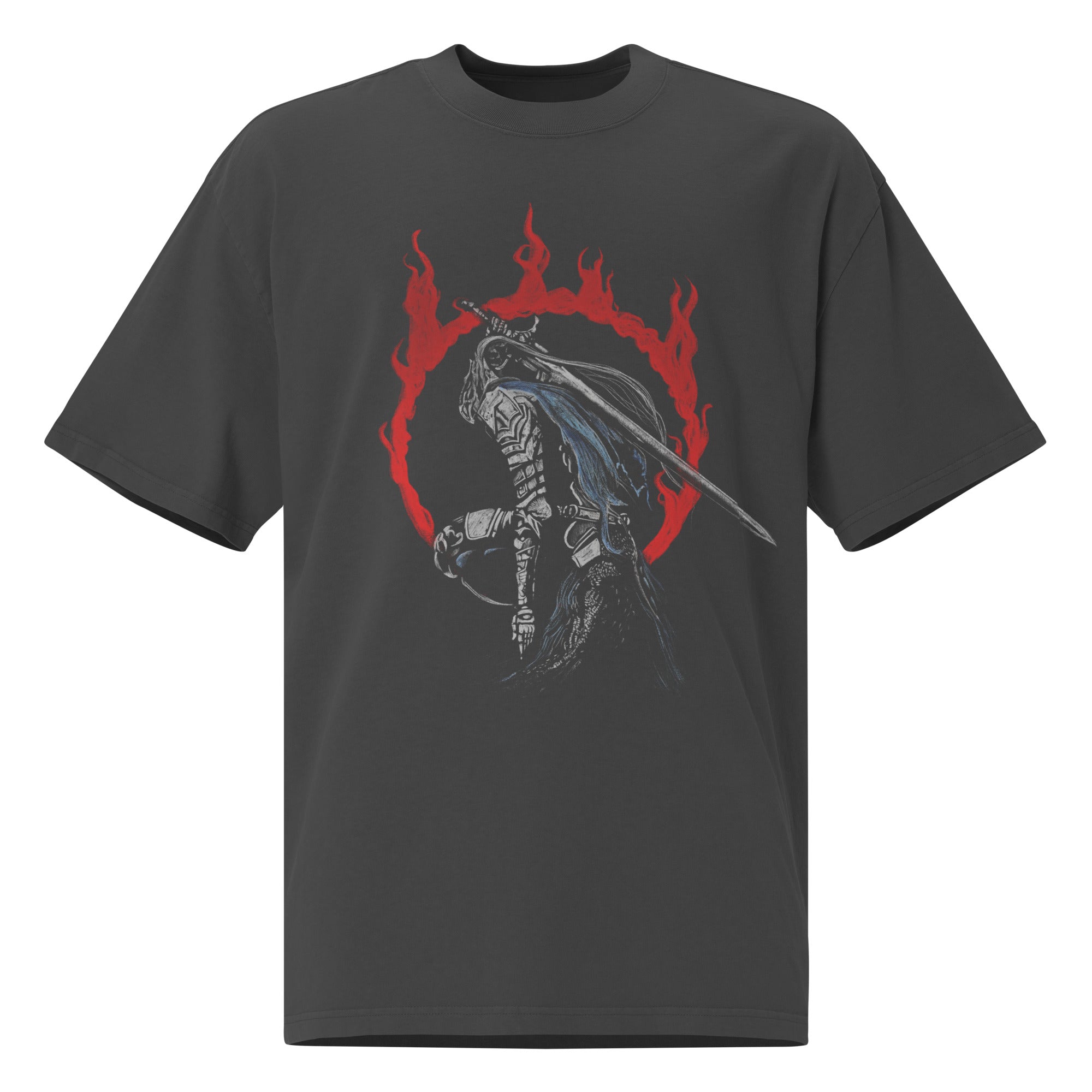 Lady Maria Bloodborne Shirt – Astral Clocktower Gothic Hunter Design, Oversized faded t-shirt -
