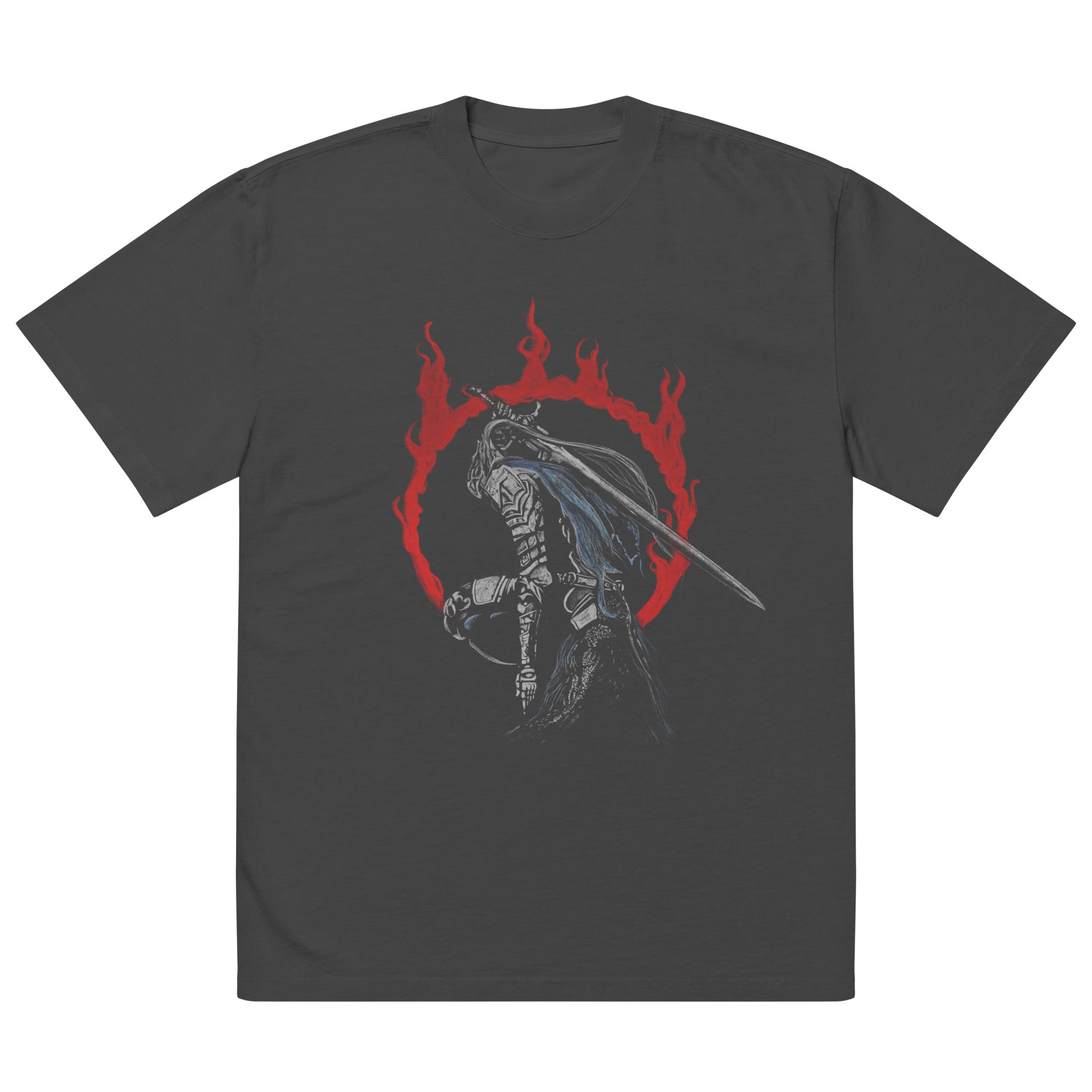 Lady Maria Bloodborne Shirt – Astral Clocktower Gothic Hunter Design, Oversized faded t-shirt -
