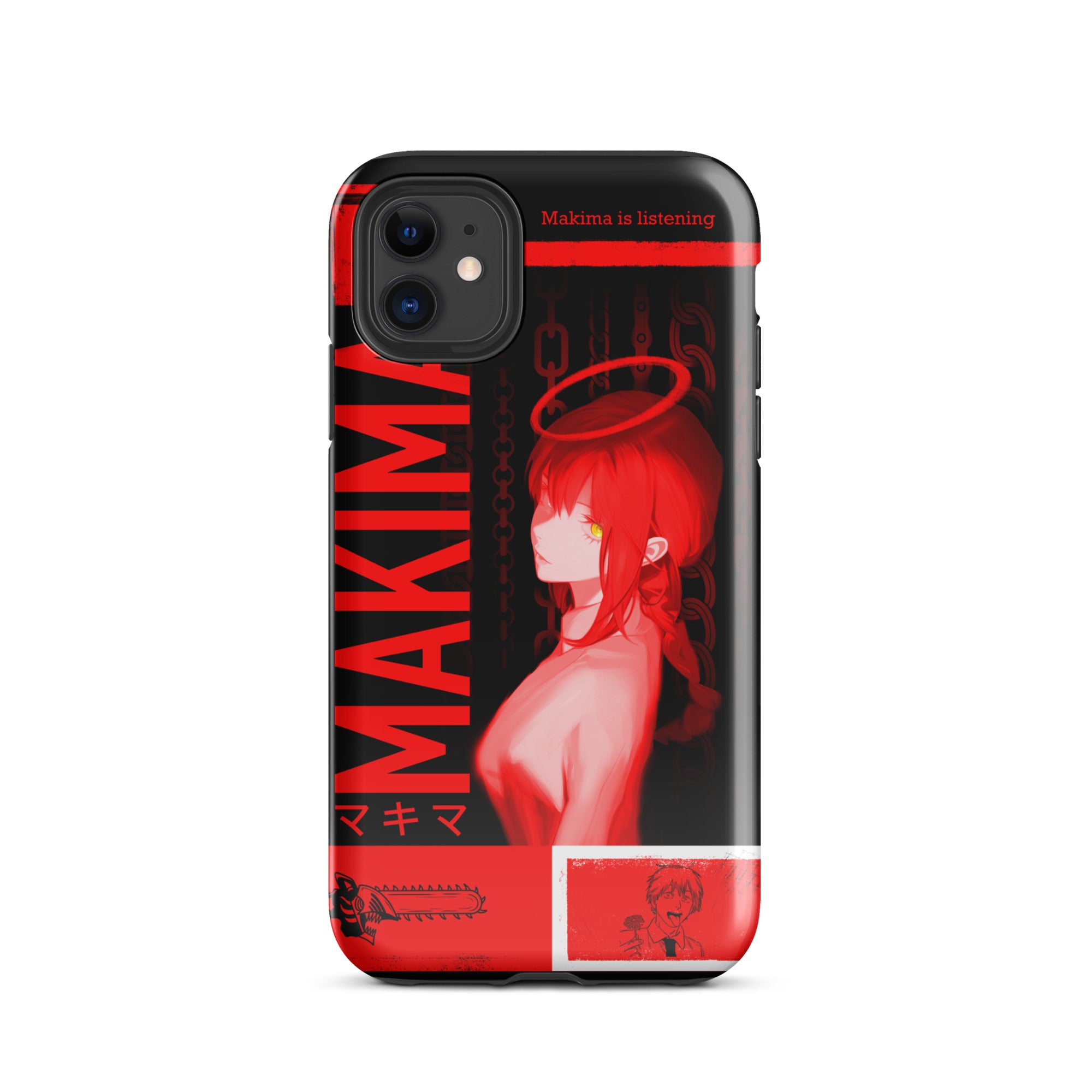 Makima Chainsaw Man Phone Case | Dark Anime, Tough Case for iPhone® iPhone 11 - Phone Acessories