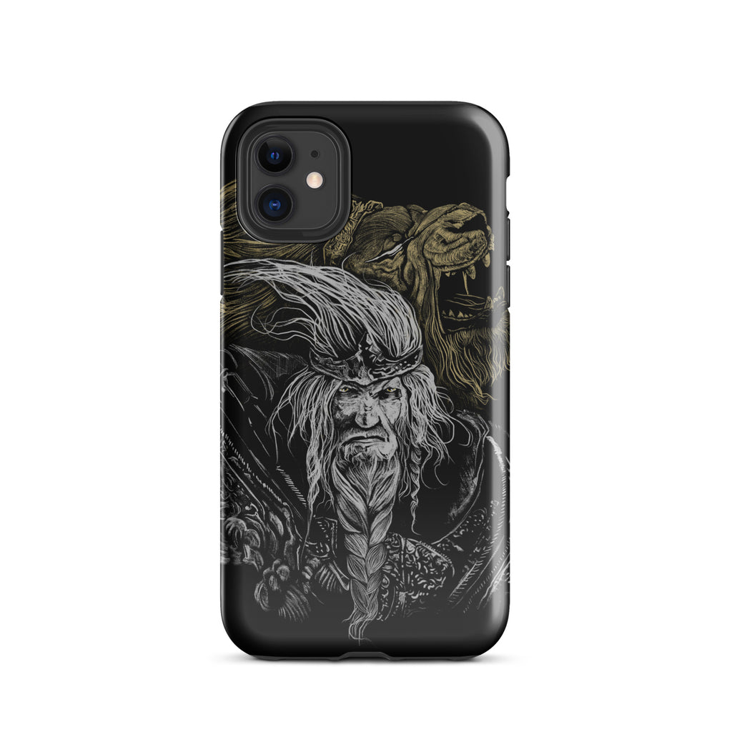 Godfrey First Elden Lord Elden Ring Fan Art – Dark Fantasy Serosh Artwork, Tough Case for iPhone® iPhone 11 -