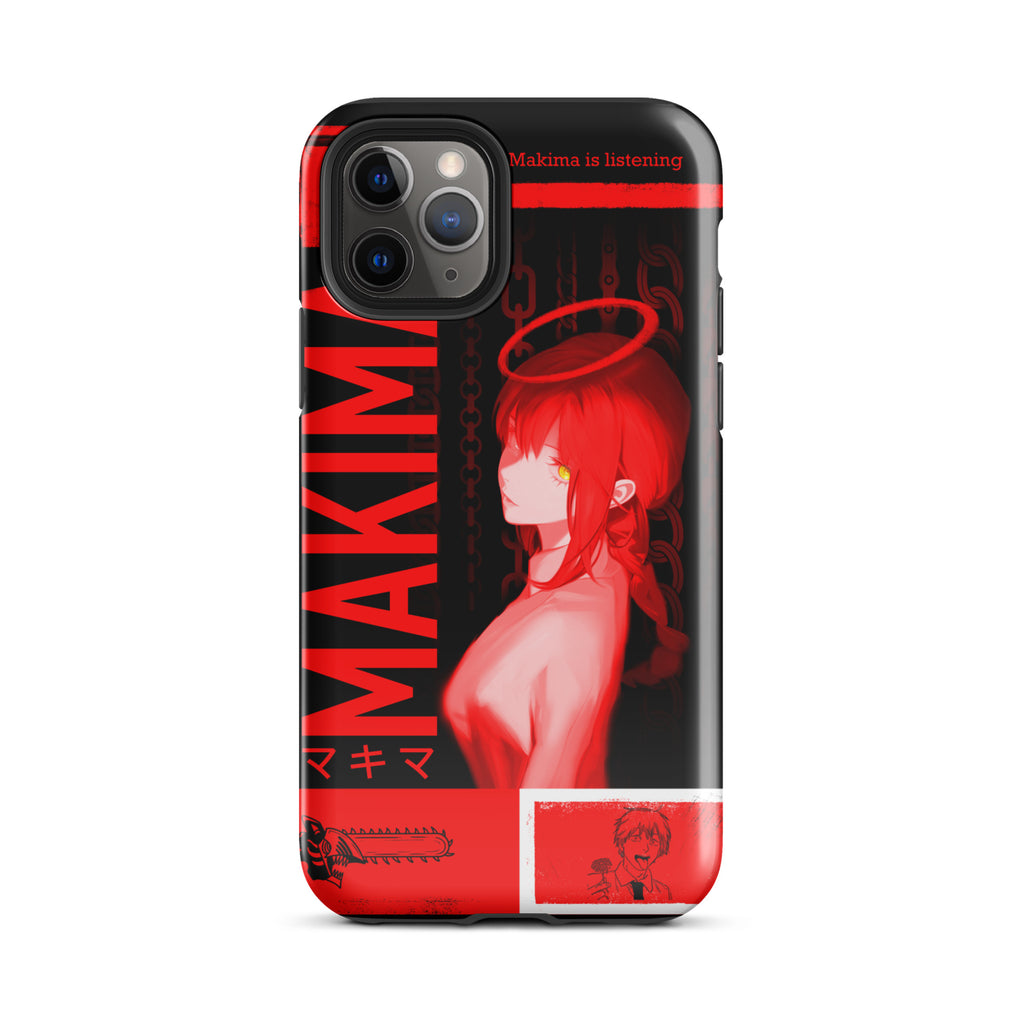 Makima Chainsaw Man Phone Case | Dark Anime, Tough Case for iPhone® iPhone 11 Pro - Phone Acessories
