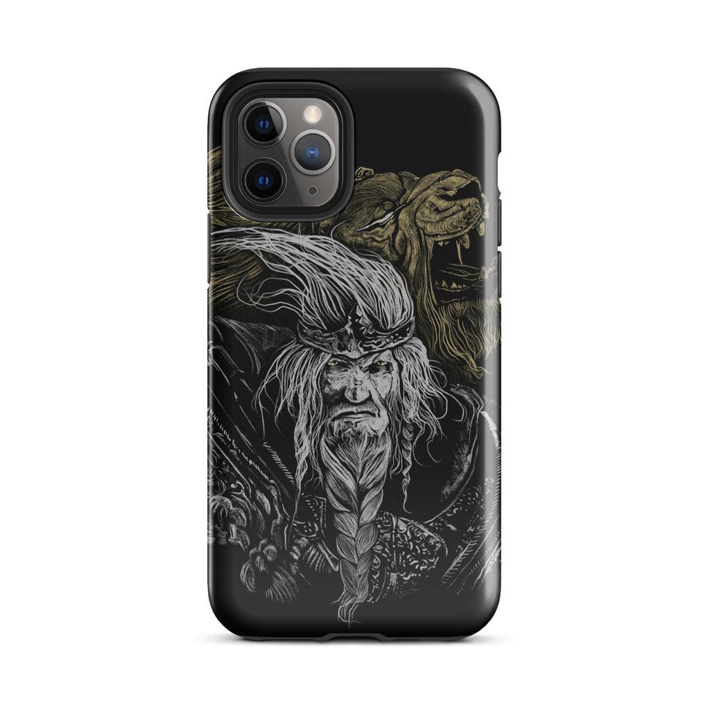 Godfrey First Elden Lord Elden Ring Fan Art – Dark Fantasy Serosh Artwork, Tough Case for iPhone® iPhone 11 Pro -
