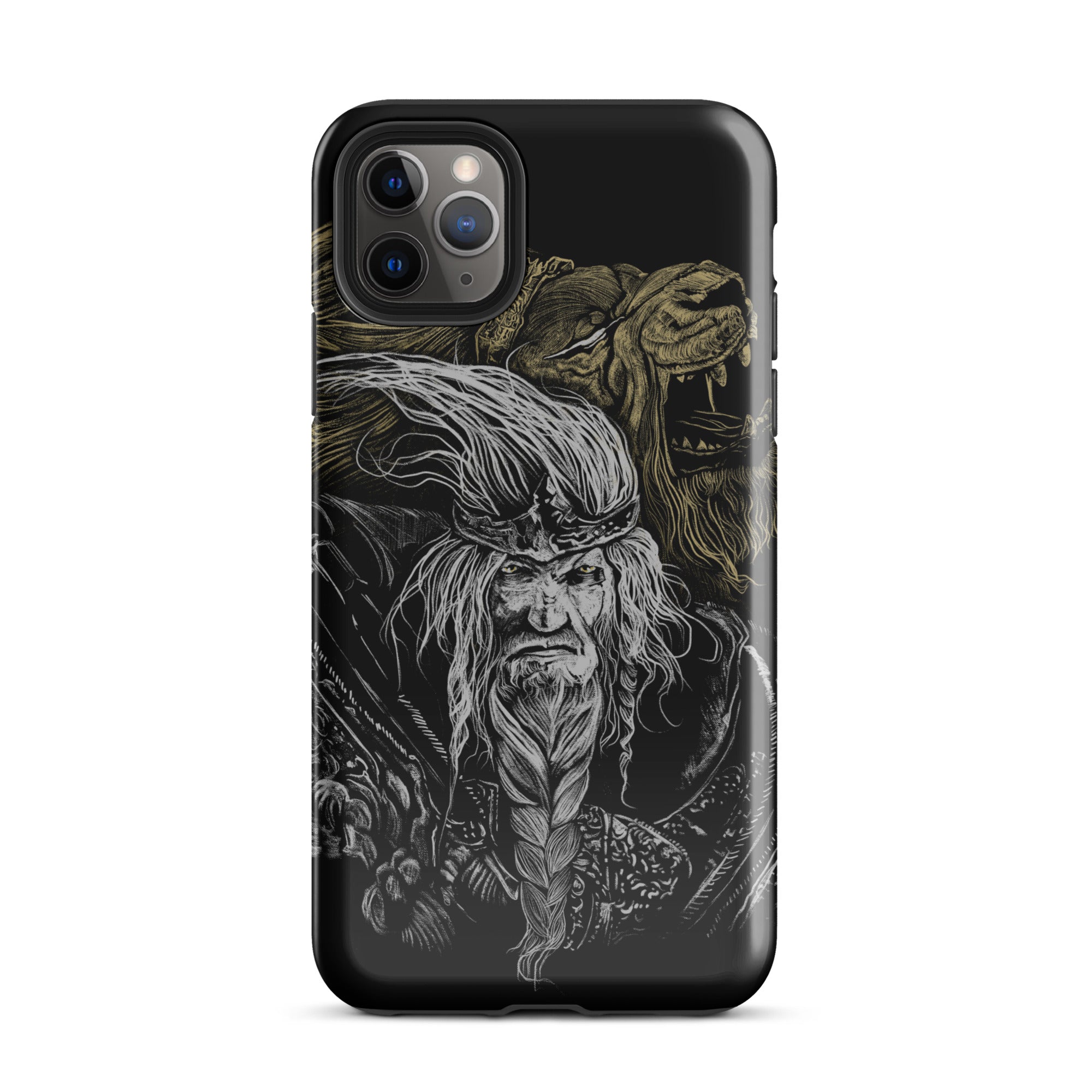 Godfrey First Elden Lord Elden Ring Fan Art – Dark Fantasy Serosh Artwork, Tough Case for iPhone® iPhone 11 Pro Max -