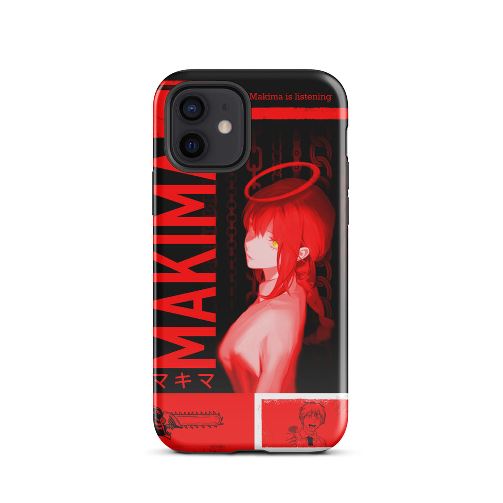 Makima Chainsaw Man Phone Case | Dark Anime, Tough Case for iPhone® iPhone 12 - Phone Acessories