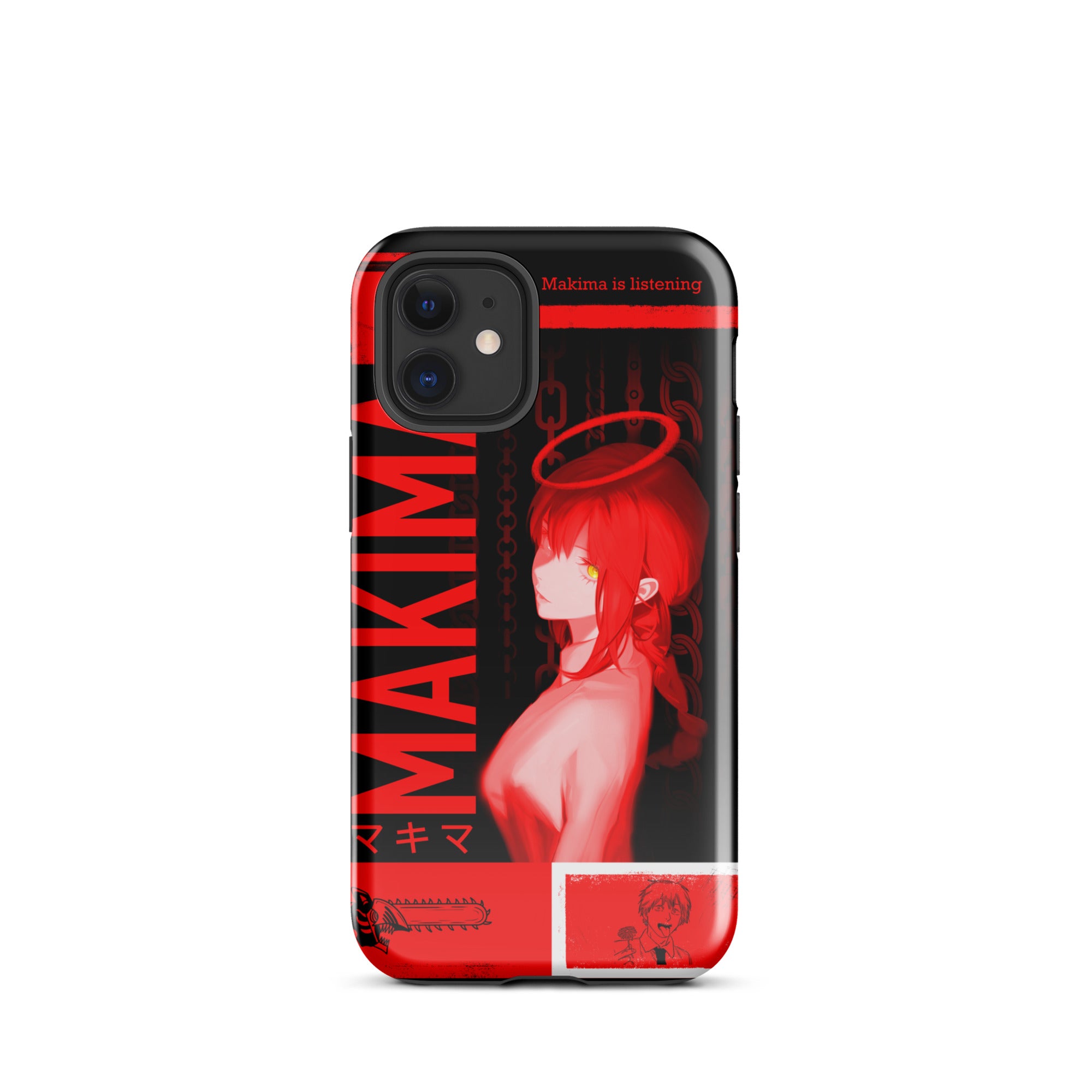 Makima Chainsaw Man Phone Case | Dark Anime, Tough Case for iPhone® iPhone 12 mini - Phone Acessories