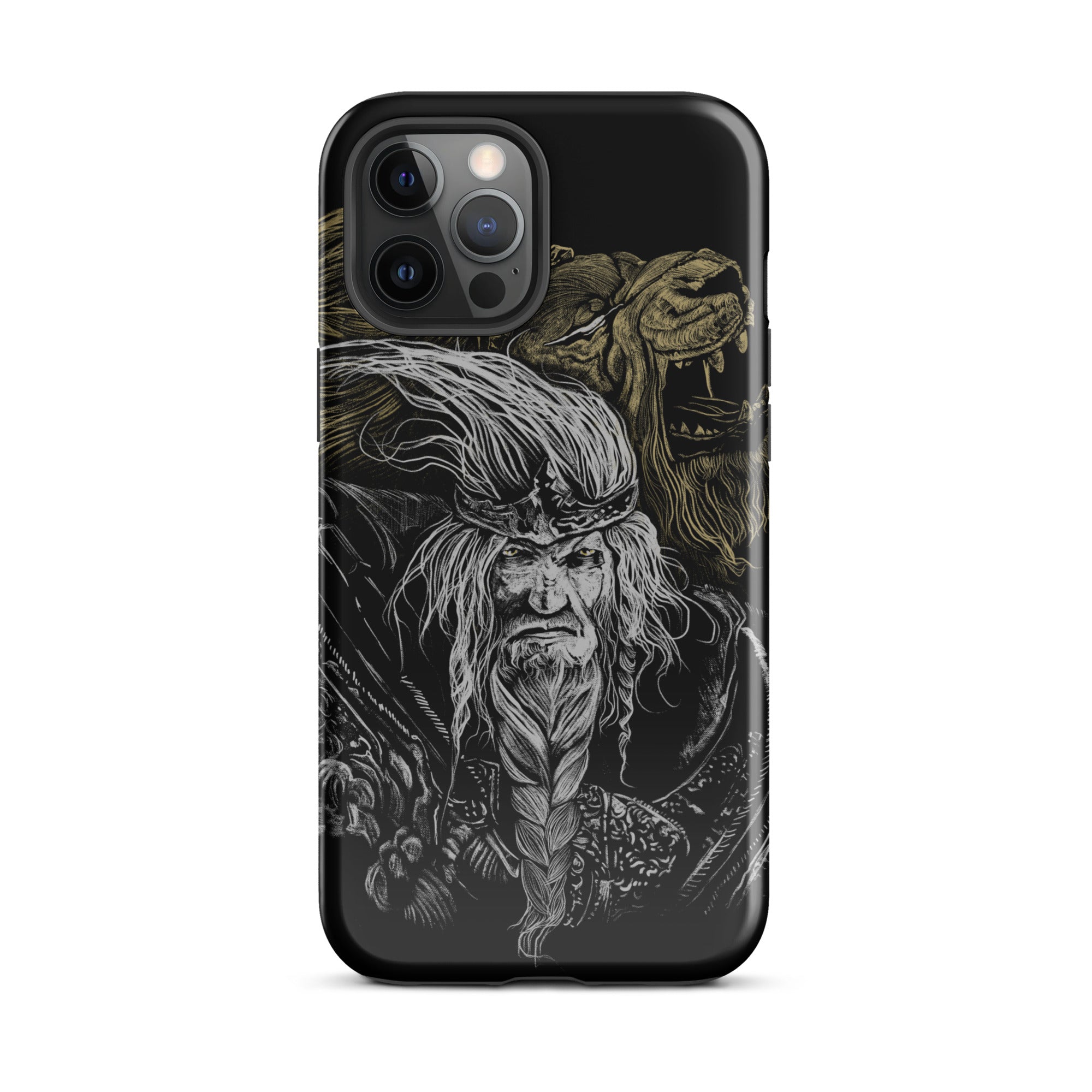 Godfrey First Elden Lord Elden Ring Fan Art – Dark Fantasy Serosh Artwork, Tough Case for iPhone® iPhone 12 Pro Max -