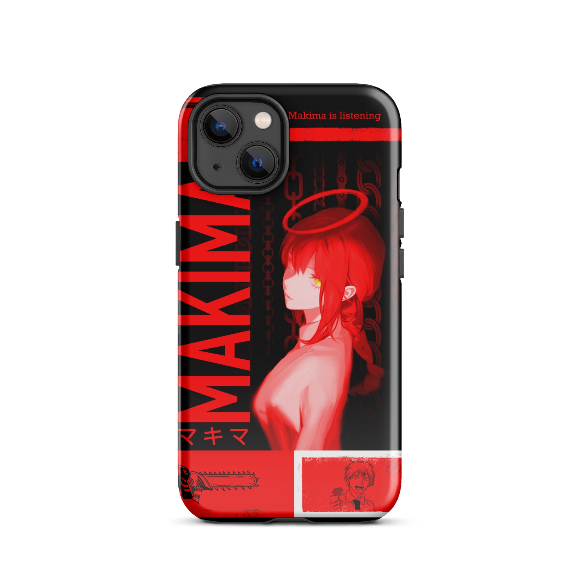 Makima Chainsaw Man Phone Case | Dark Anime, Tough Case for iPhone® iPhone 13 - Phone Acessories