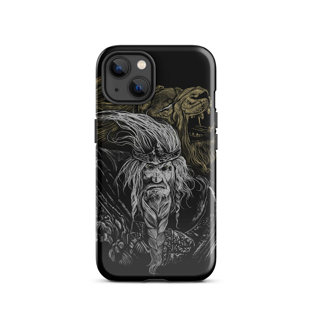 Godfrey First Elden Lord Elden Ring Fan Art – Dark Fantasy Serosh Artwork, Tough Case for iPhone® iPhone 13 -