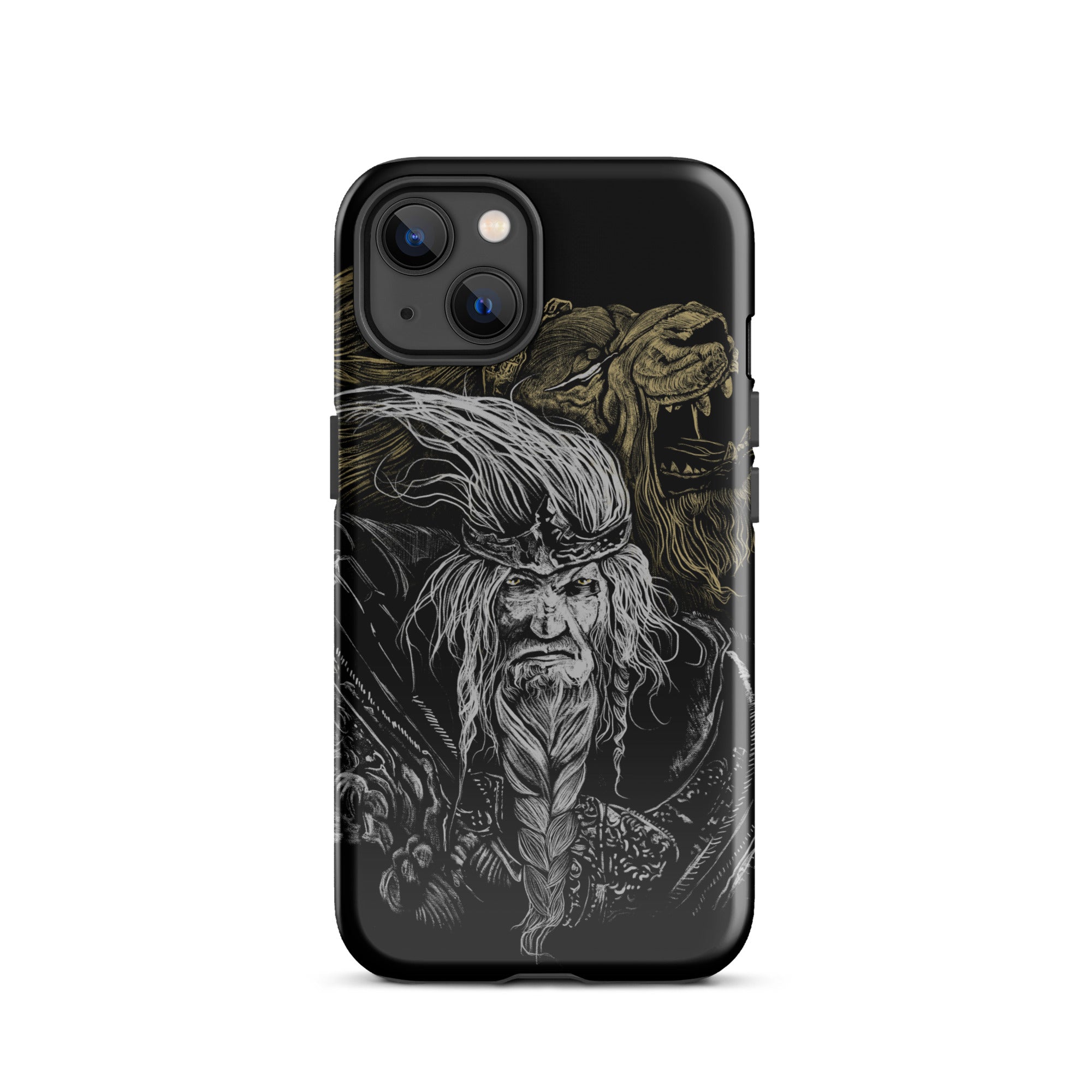 Godfrey First Elden Lord Elden Ring Fan Art – Dark Fantasy Serosh Artwork, Tough Case for iPhone® iPhone 13 -