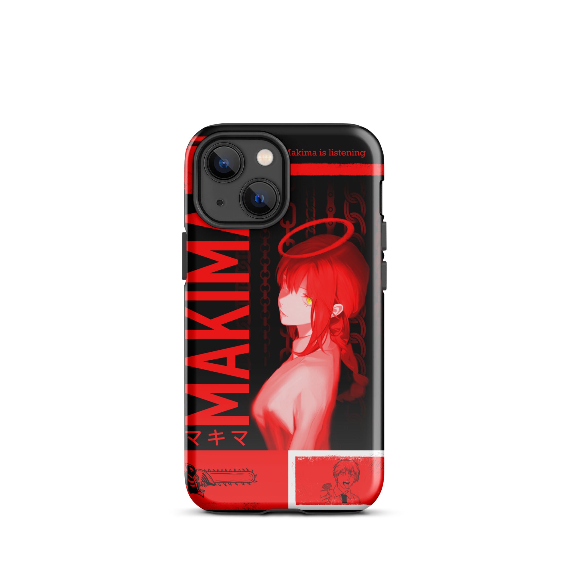 Makima Chainsaw Man Phone Case | Dark Anime, Tough Case for iPhone® iPhone 13 mini - Phone Acessories