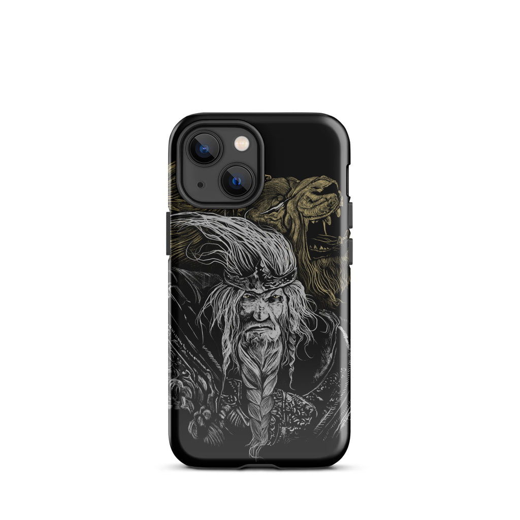 Godfrey First Elden Lord Elden Ring Fan Art – Dark Fantasy Serosh Artwork, Tough Case for iPhone® iPhone 13 mini -