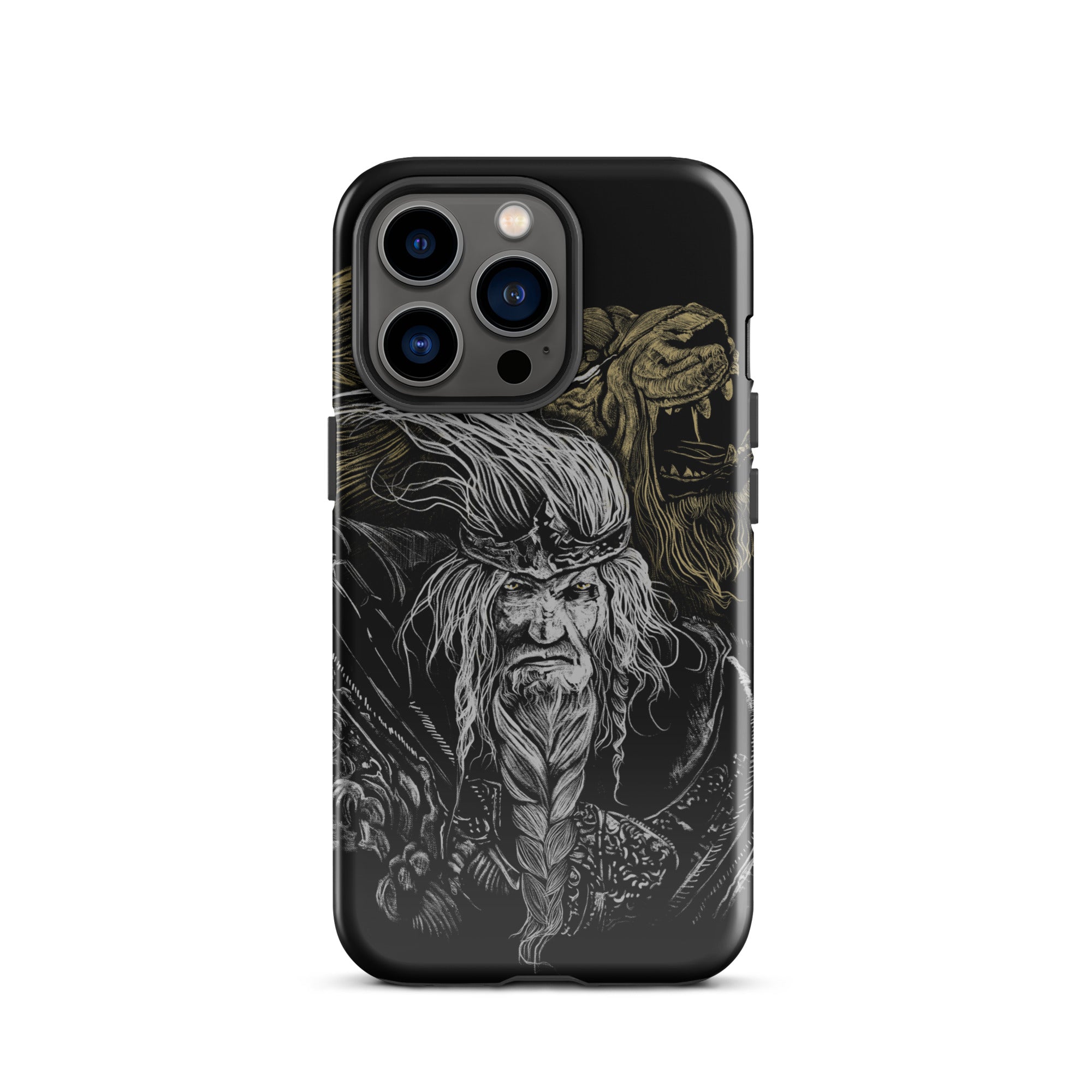 Godfrey First Elden Lord Elden Ring Fan Art – Dark Fantasy Serosh Artwork, Tough Case for iPhone® iPhone 13 Pro -