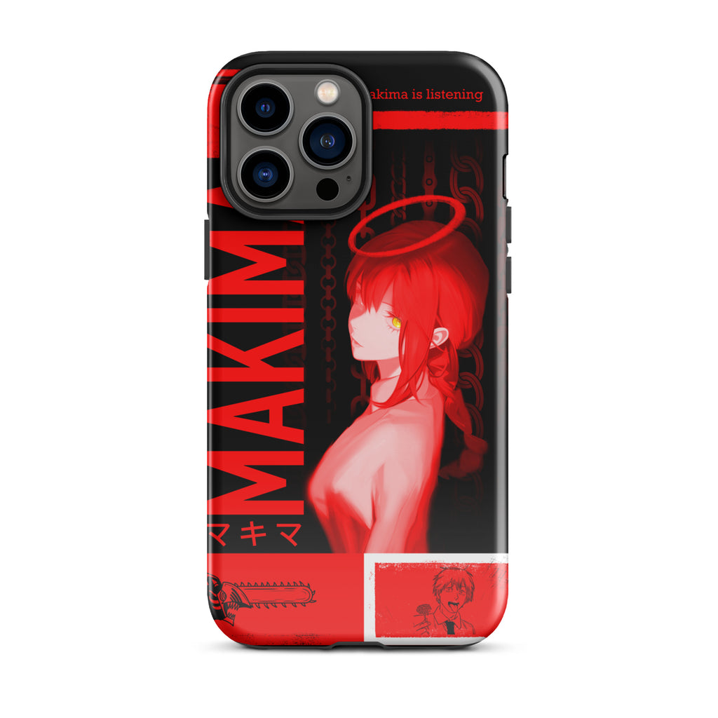 Makima Chainsaw Man Phone Case | Dark Anime, Tough Case for iPhone® iPhone 13 Pro Max - Phone Acessories