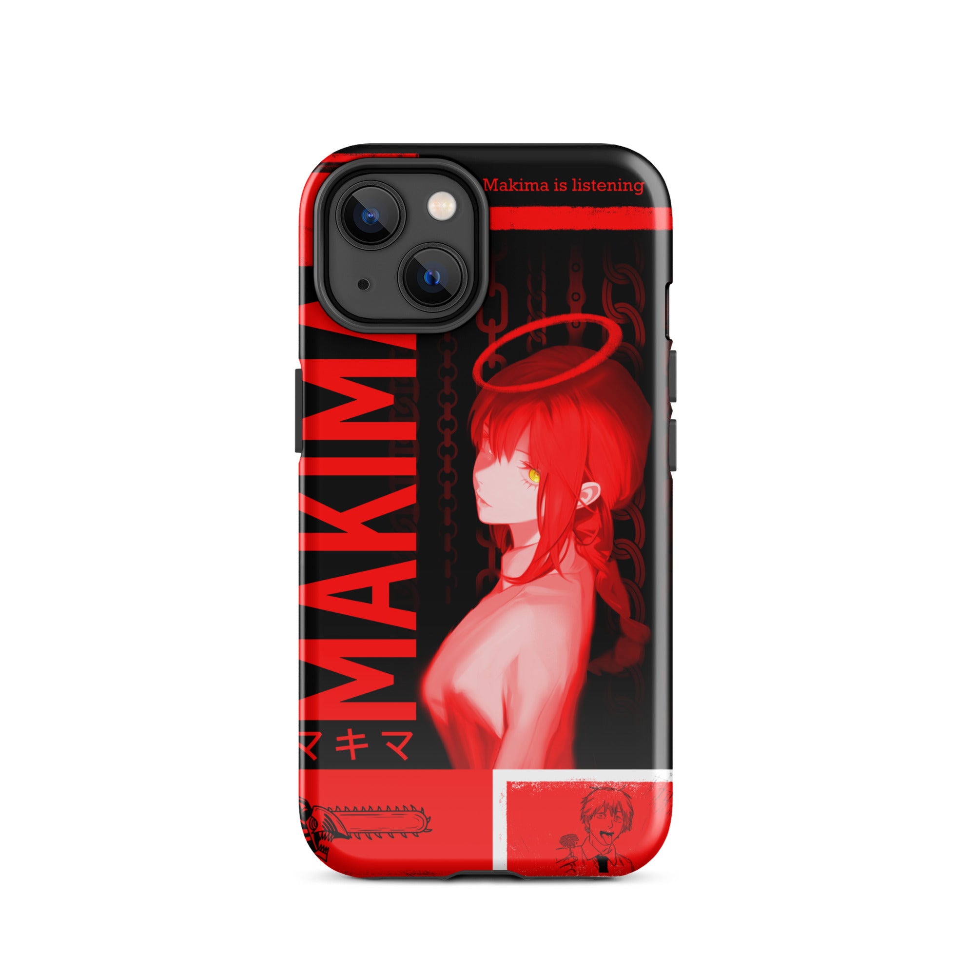 Makima Chainsaw Man Phone Case | Dark Anime, Tough Case for iPhone® iPhone 14 - Phone Acessories