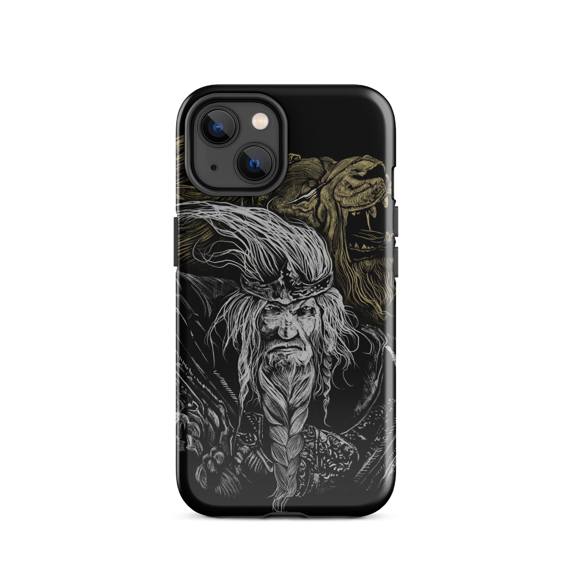Godfrey First Elden Lord Elden Ring Fan Art – Dark Fantasy Serosh Artwork, Tough Case for iPhone® iPhone 14 -