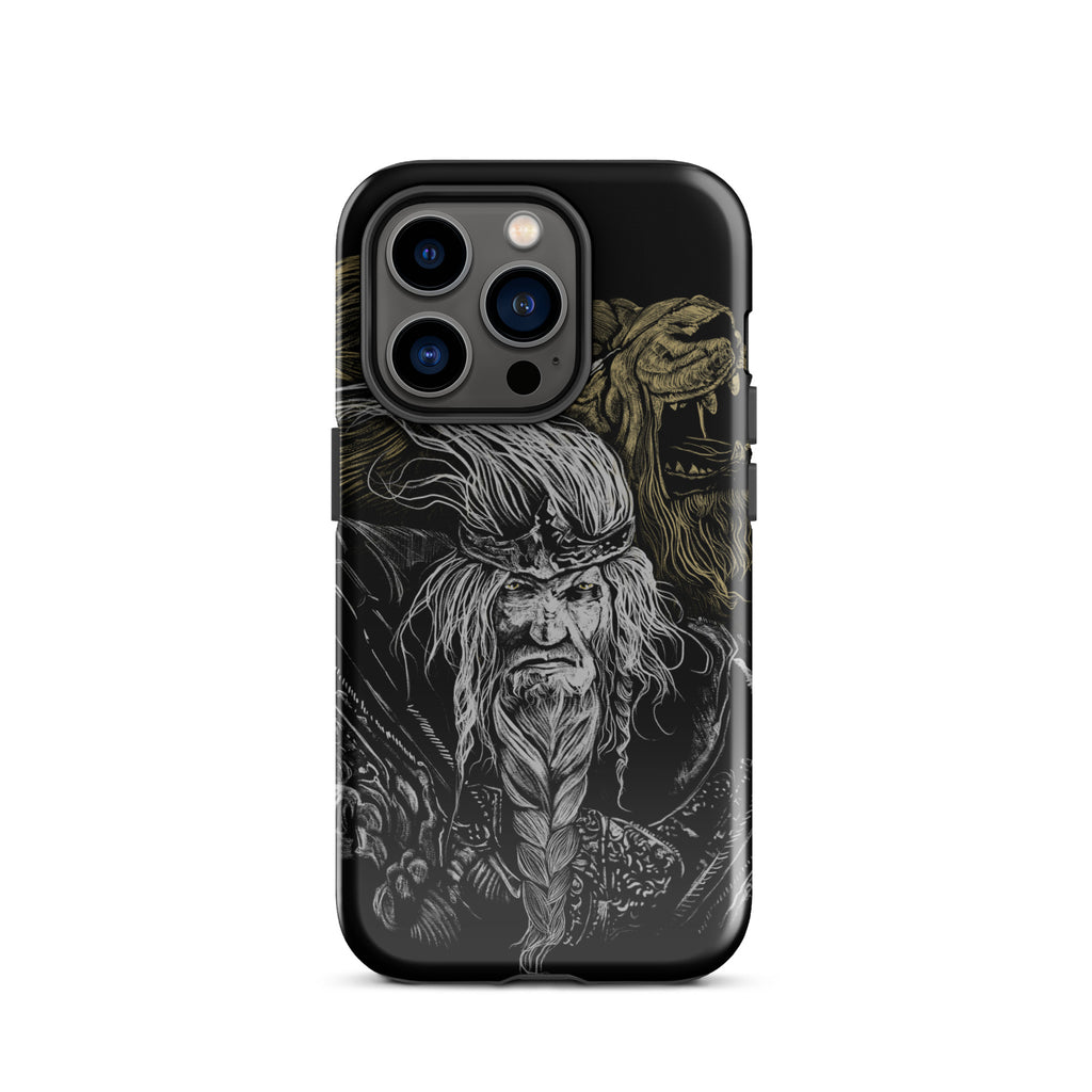 Godfrey First Elden Lord Elden Ring Fan Art – Dark Fantasy Serosh Artwork, Tough Case for iPhone® iPhone 14 Pro -
