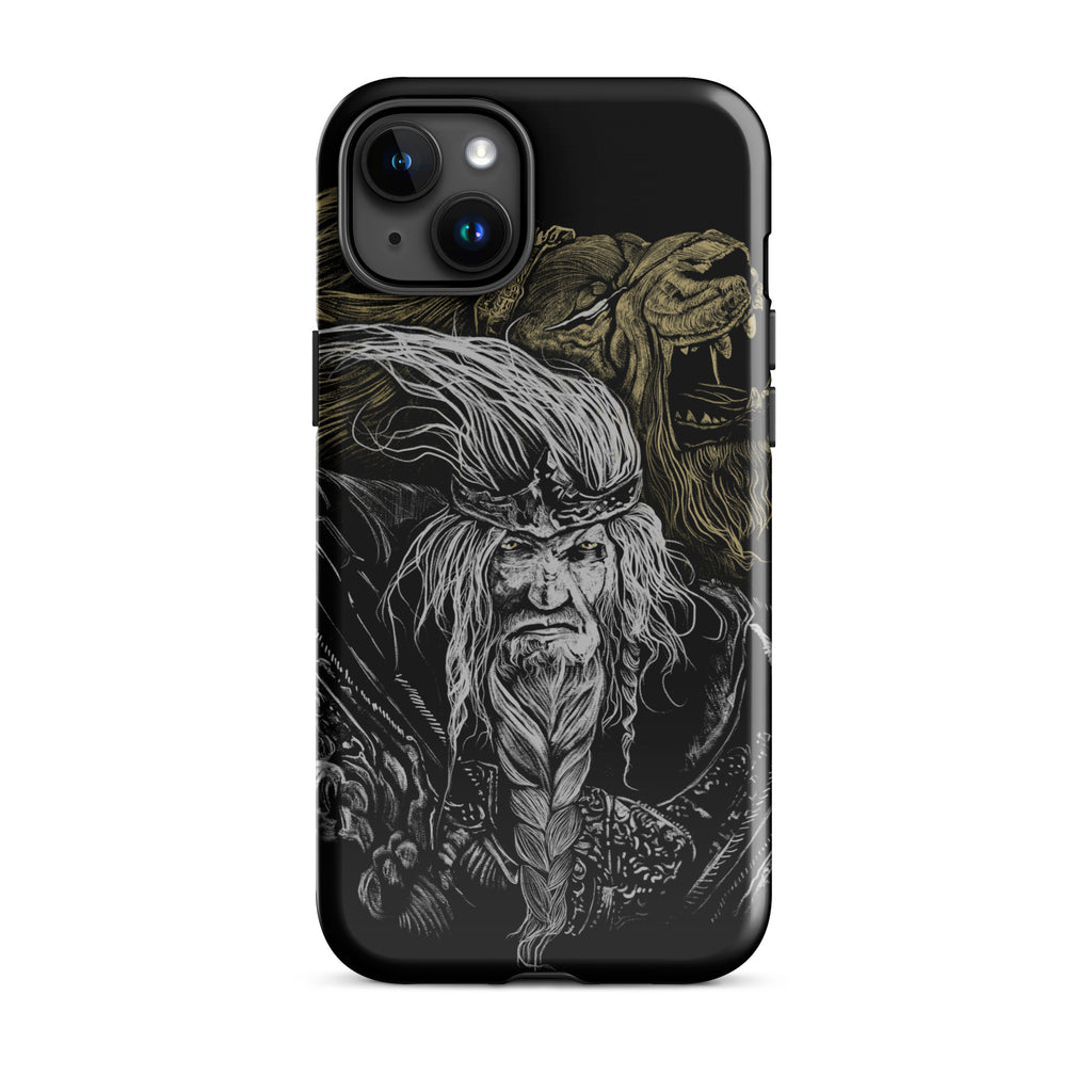 Godfrey First Elden Lord Elden Ring Fan Art – Dark Fantasy Serosh Artwork, Tough Case for iPhone® iPhone 15 Plus -