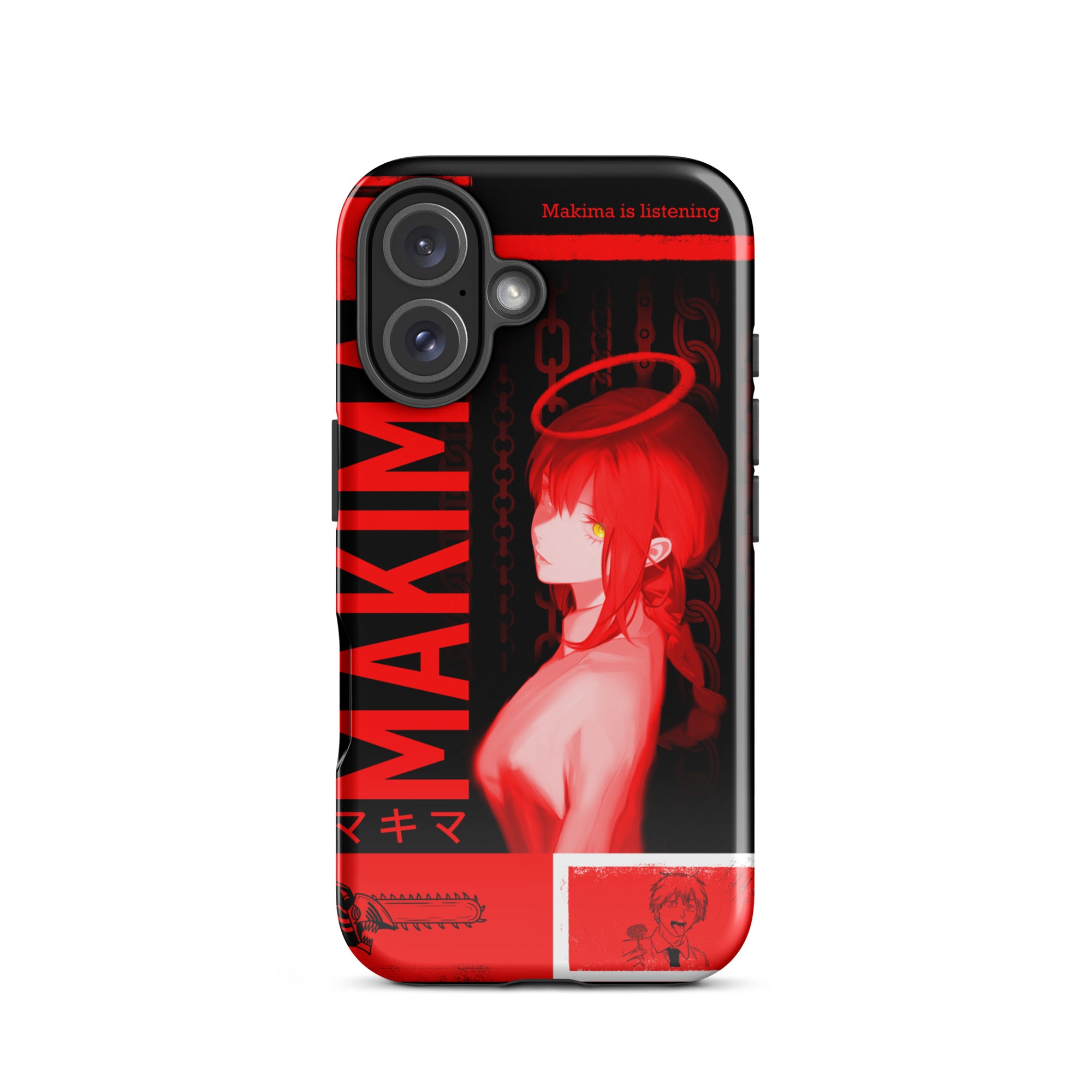 Makima Chainsaw Man Phone Case | Dark Anime, Tough Case for iPhone® iPhone 16 - Phone Acessories