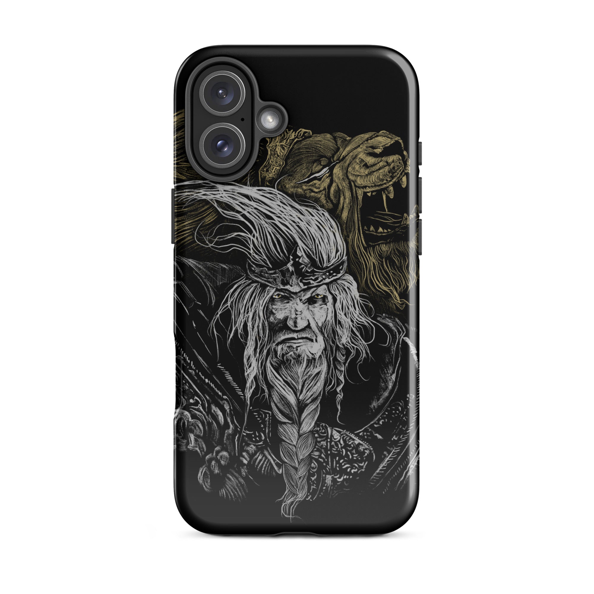 Godfrey First Elden Lord Elden Ring Fan Art – Dark Fantasy Serosh Artwork, Tough Case for iPhone® iPhone 16 Plus -