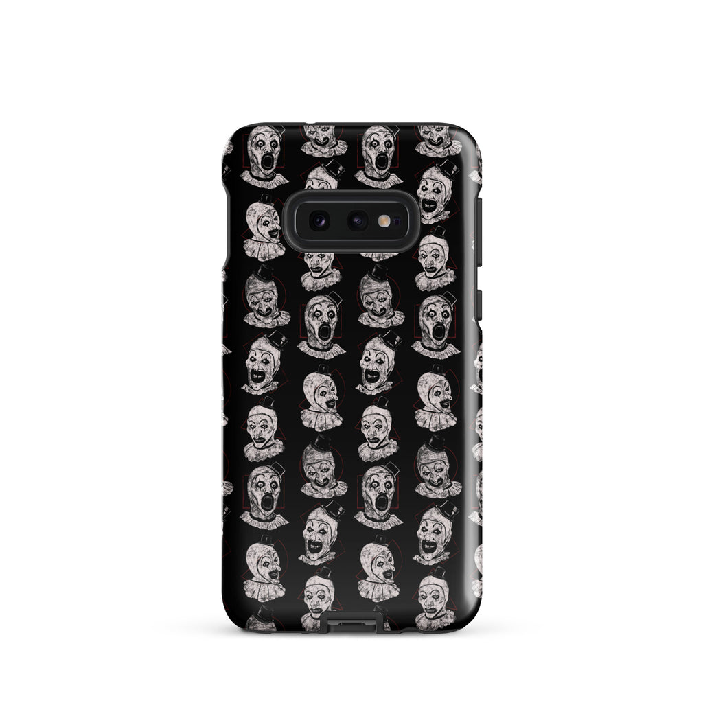 Terrifier Faces Pattern Phone Case - Art the Clown Multi-Expression Slasher Cover, Tough case for Samsung® Samsung Galaxy S10e - Phone Acessories