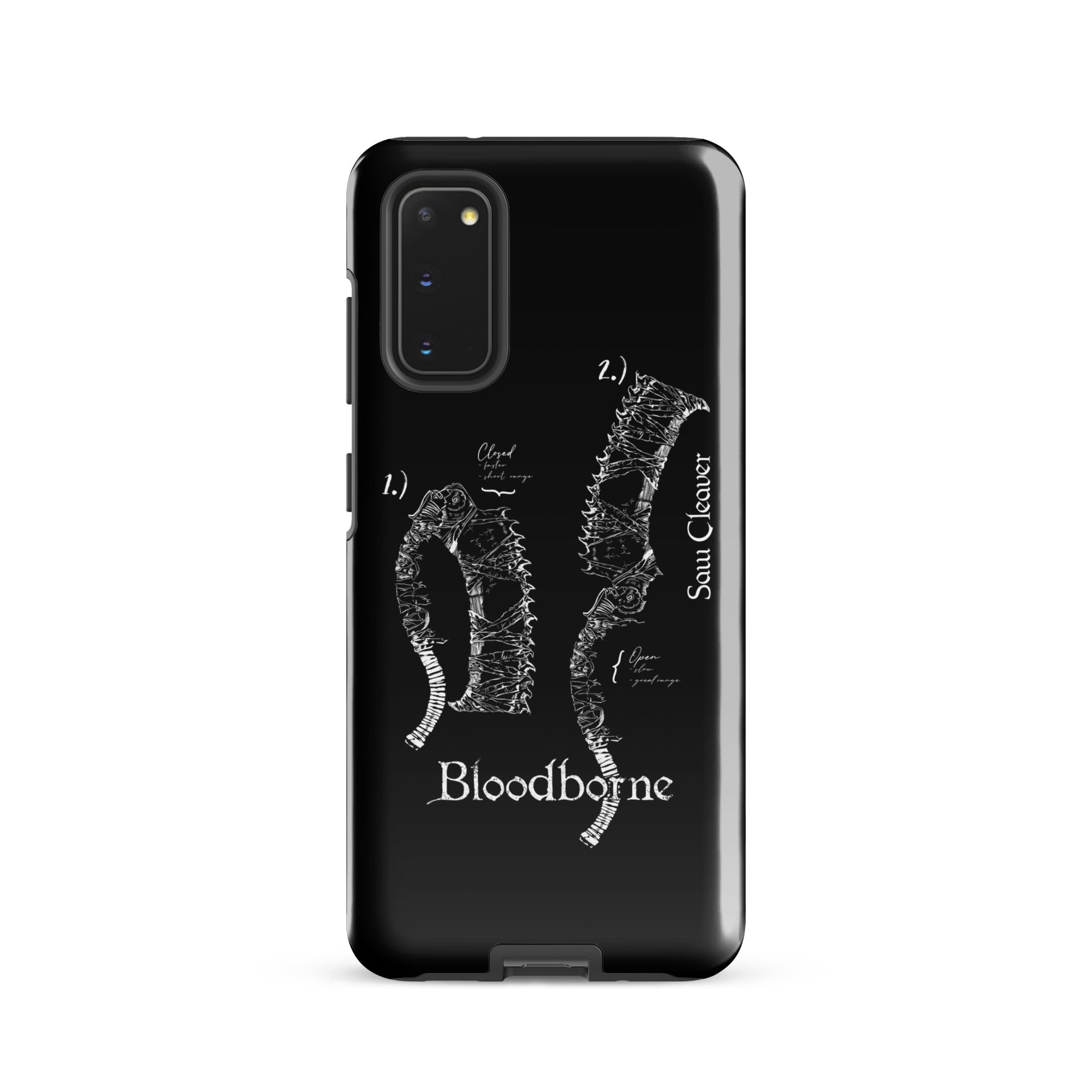 Bloodborne Saw Cleaver Schematic Art Print , Tough case for Samsung® Samsung Galaxy S20 - Phone Acessories