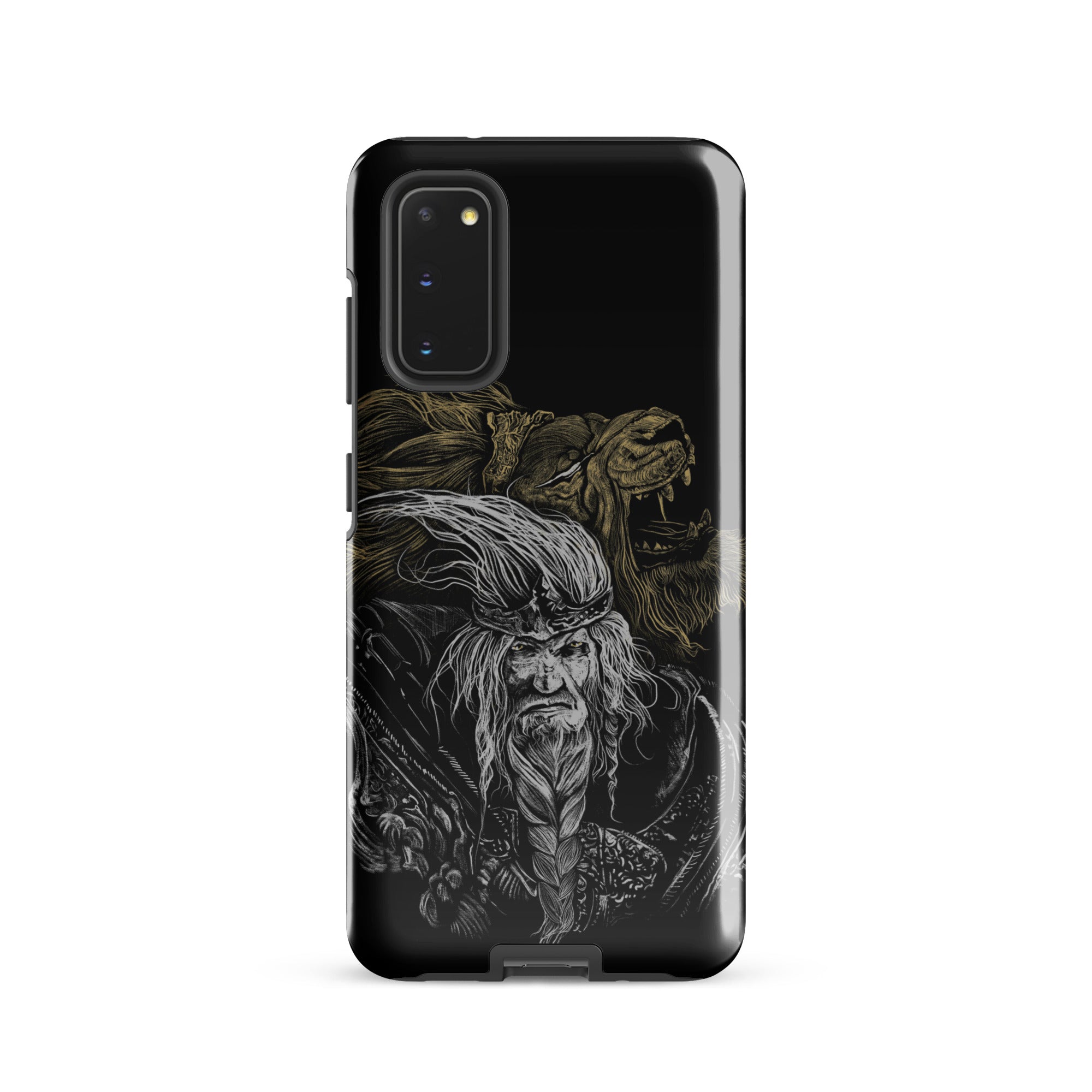 Godfrey First Elden Lord Elden Ring Fan Art – Dark Fantasy Serosh Artwork, Tough case for Samsung® Samsung Galaxy S20 -