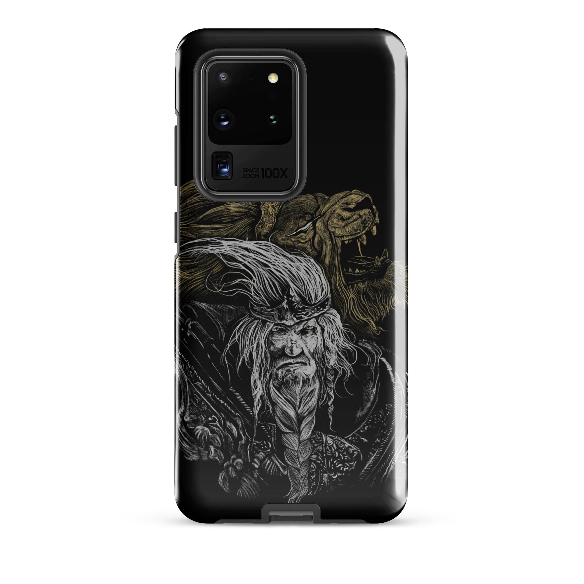 Godfrey First Elden Lord Elden Ring Fan Art – Dark Fantasy Serosh Artwork, Tough case for Samsung® Samsung Galaxy S20 Ultra -