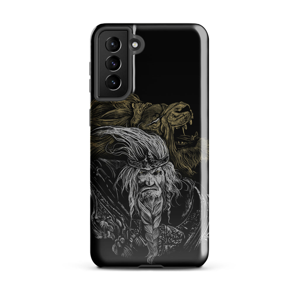 Godfrey First Elden Lord Elden Ring Fan Art – Dark Fantasy Serosh Artwork, Tough case for Samsung® Samsung Galaxy S21 Plus -