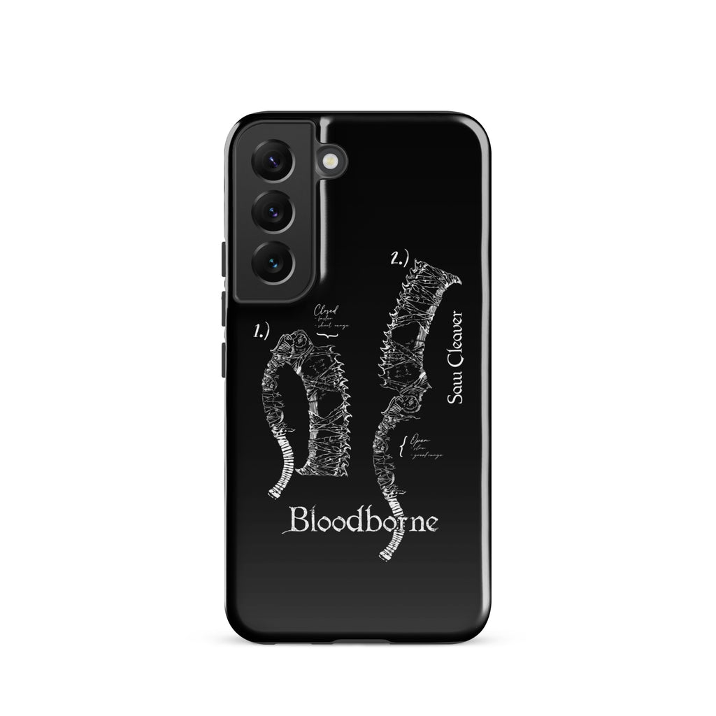 Bloodborne Saw Cleaver Schematic Art Print , Tough case for Samsung® Samsung Galaxy S22 - Phone Acessories