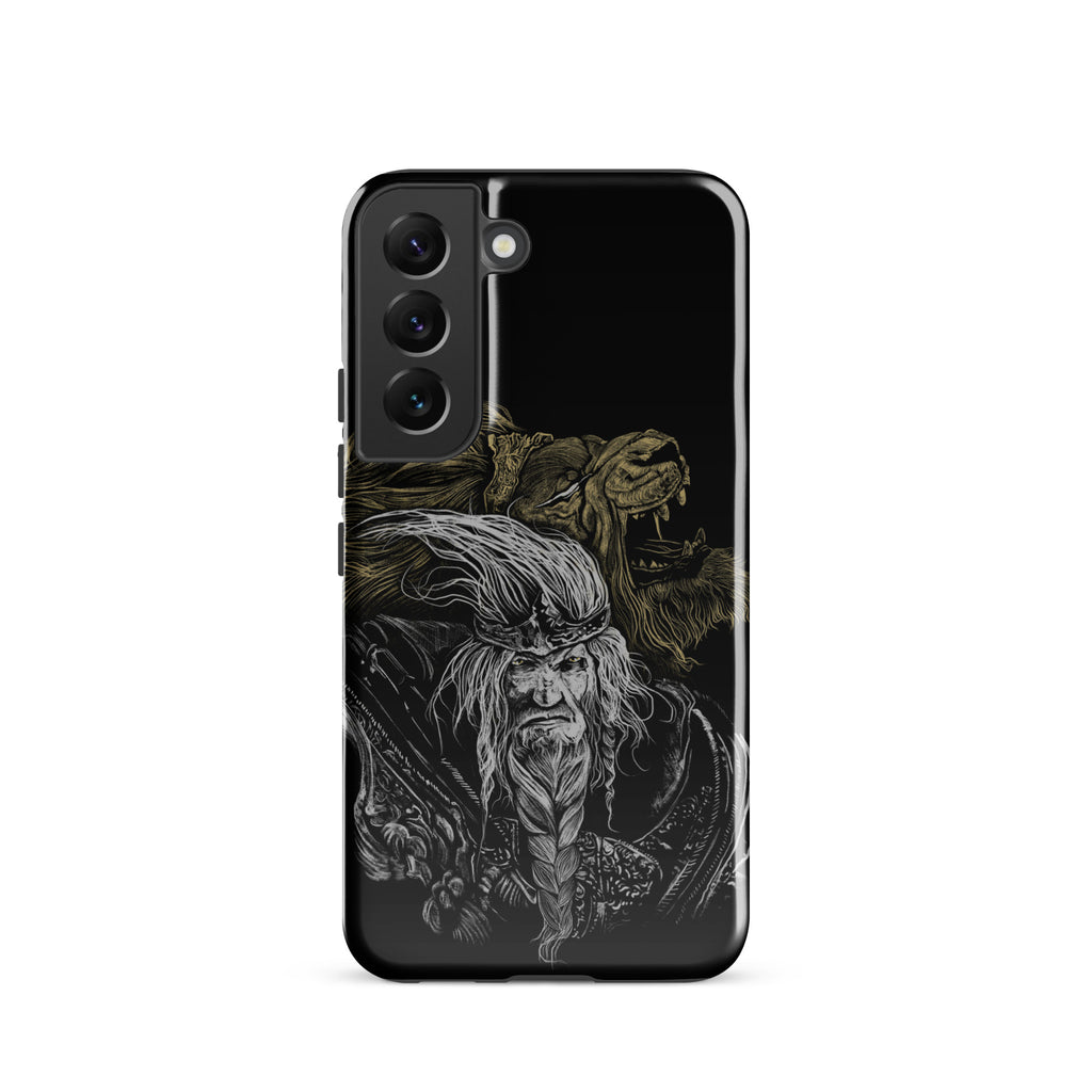 Godfrey First Elden Lord Elden Ring Fan Art – Dark Fantasy Serosh Artwork, Tough case for Samsung® Samsung Galaxy S22 -