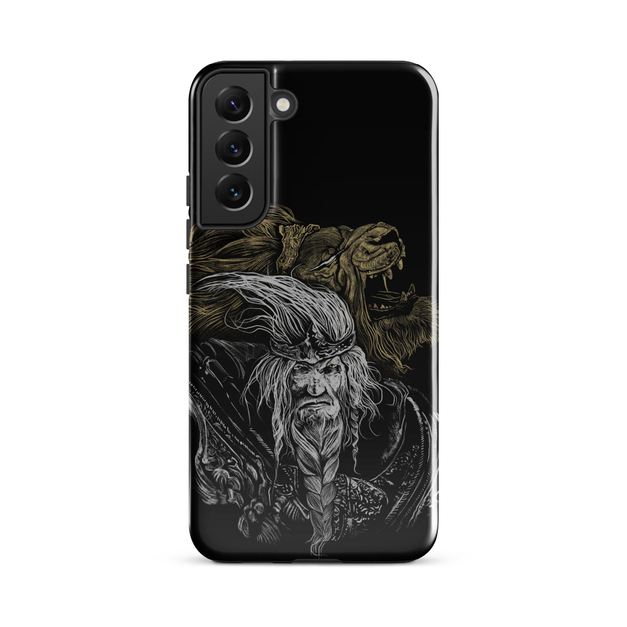 Godfrey First Elden Lord Elden Ring Fan Art – Dark Fantasy Serosh Artwork, Tough case for Samsung® Samsung Galaxy S22 Plus -