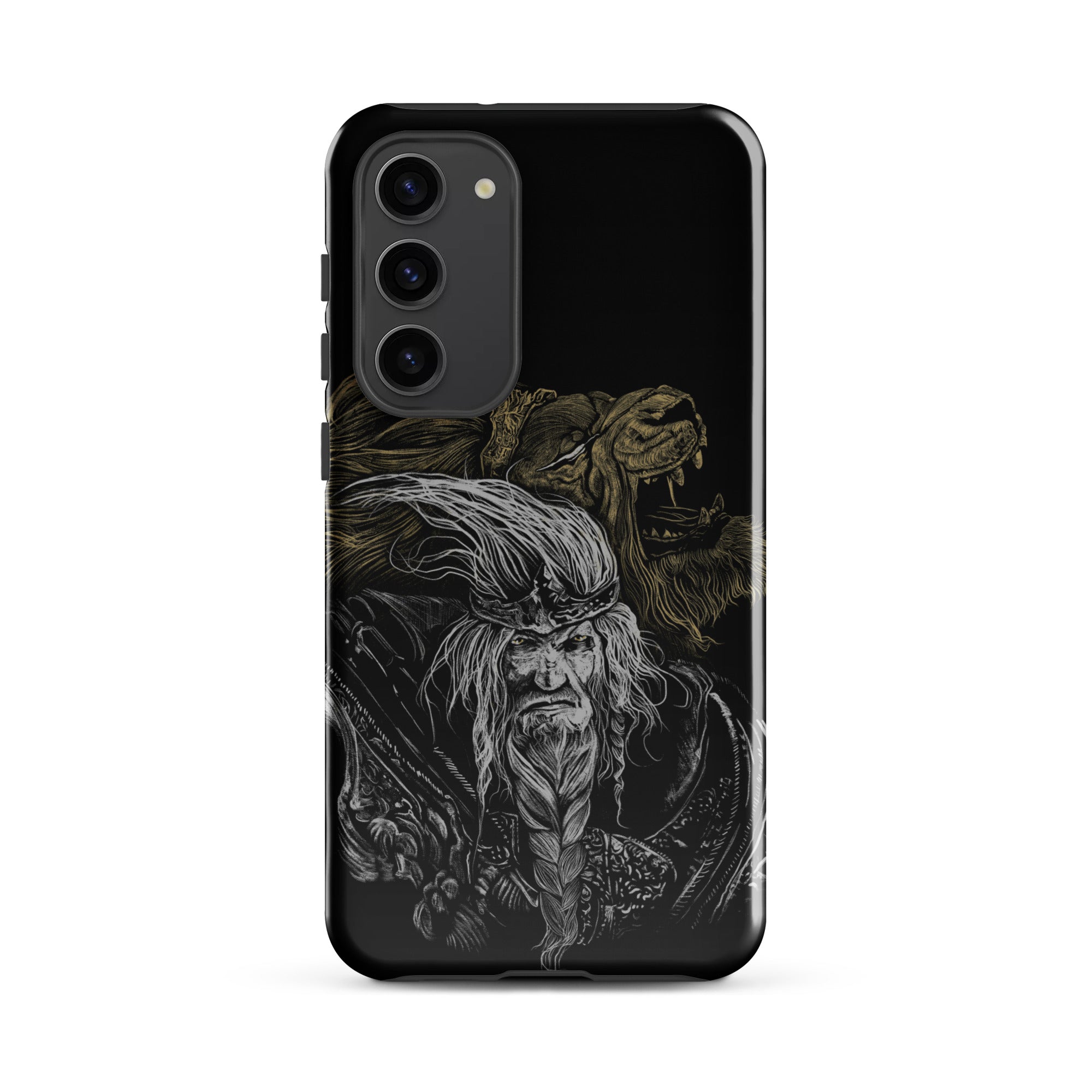 Godfrey First Elden Lord Elden Ring Fan Art – Dark Fantasy Serosh Artwork, Tough case for Samsung® Samsung Galaxy S23 Plus -