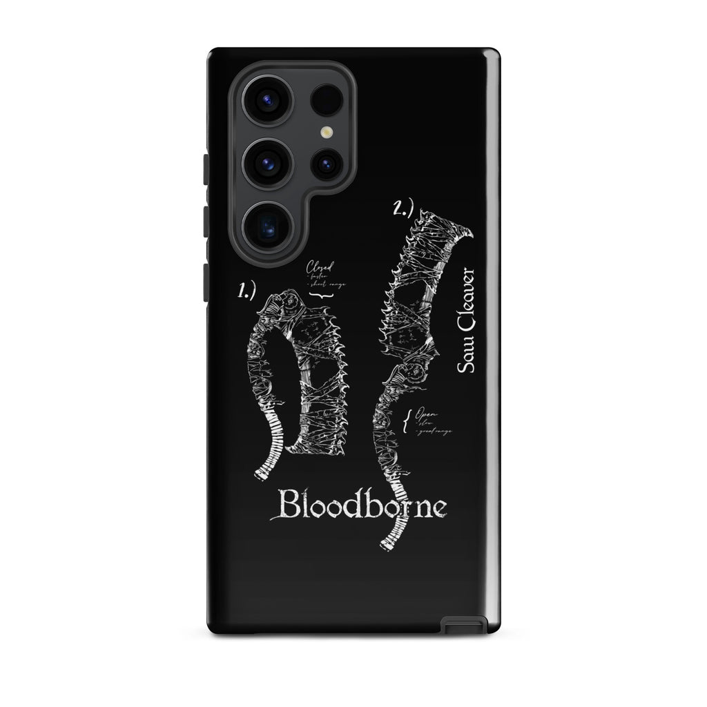 Bloodborne Saw Cleaver Schematic Art Print , Tough case for Samsung® Samsung Galaxy S23 Ultra - Phone Acessories