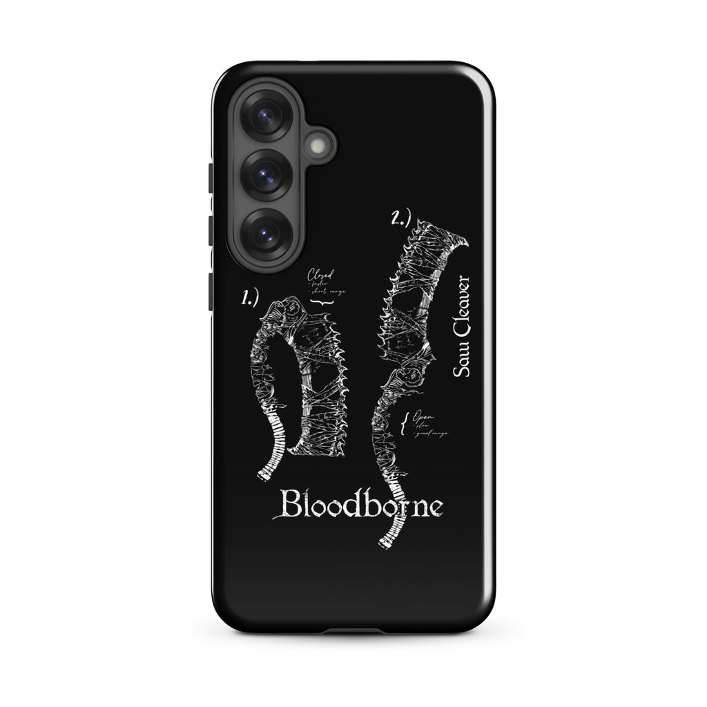 Bloodborne Saw Cleaver Schematic Art Print , Tough case for Samsung® Samsung Galaxy S25 Plus - Phone Acessories