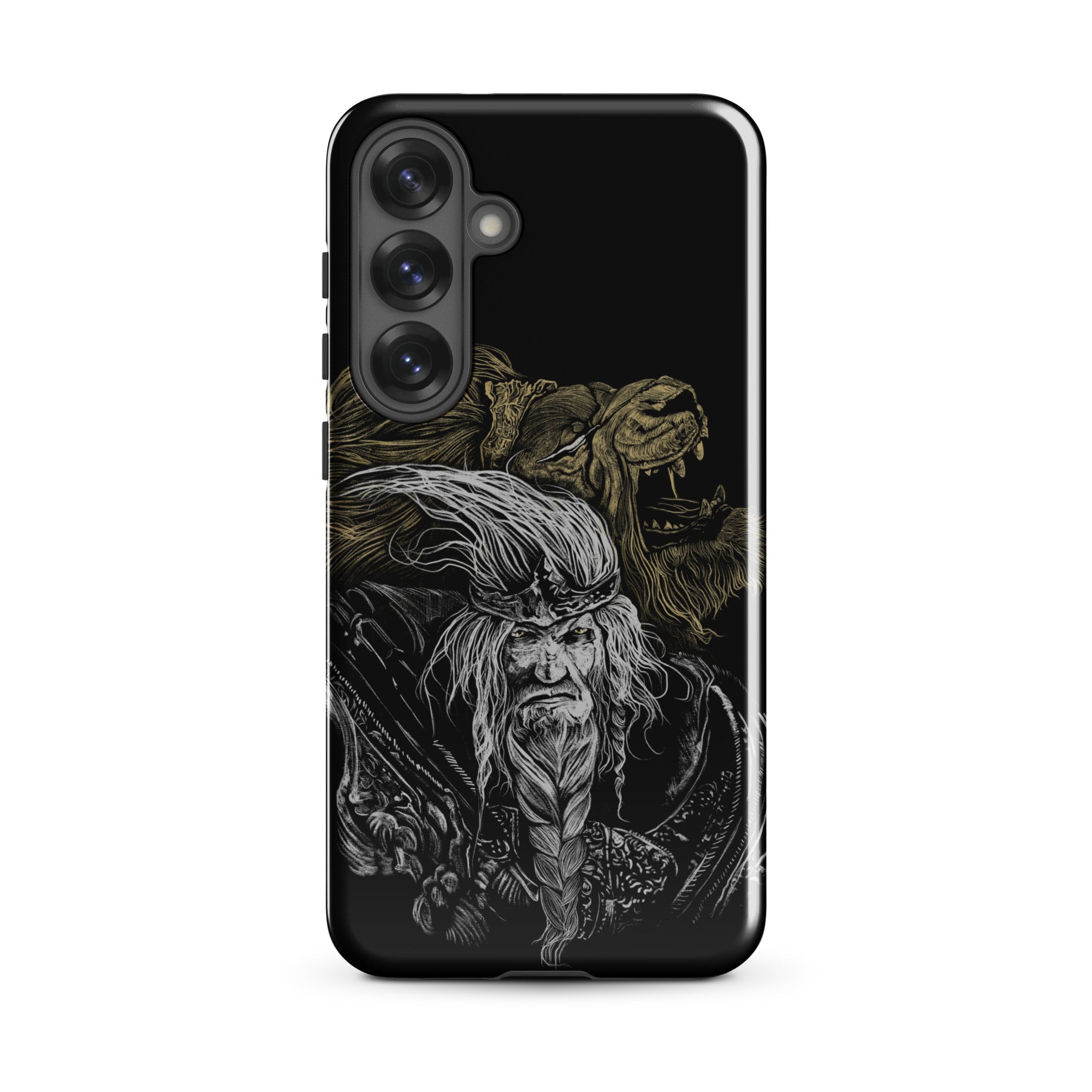 Godfrey First Elden Lord Elden Ring Fan Art – Dark Fantasy Serosh Artwork, Tough case for Samsung® Samsung Galaxy S25 Plus -