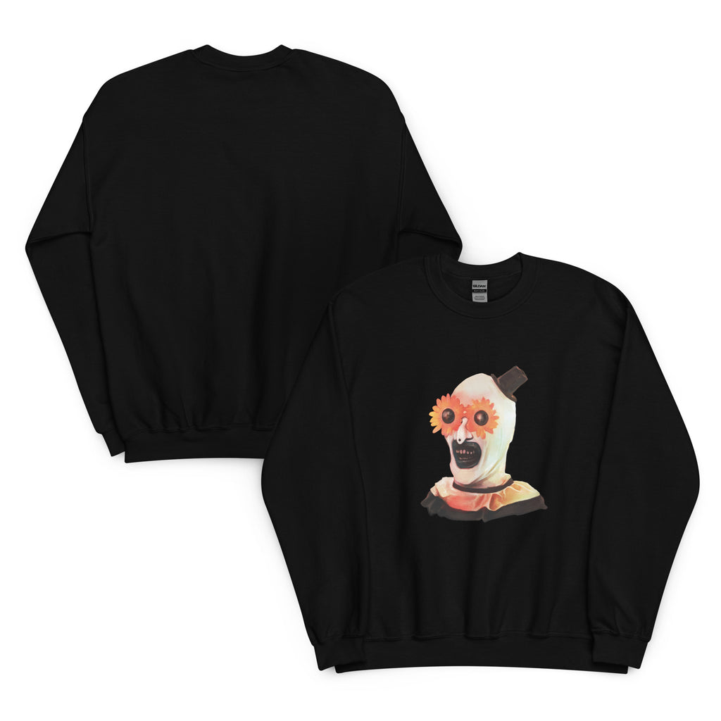 "Feeling Pretty" Art the Clown - Terrifier Dark Humor Art, Unisex Sweatshirt - Apparel & Acessories