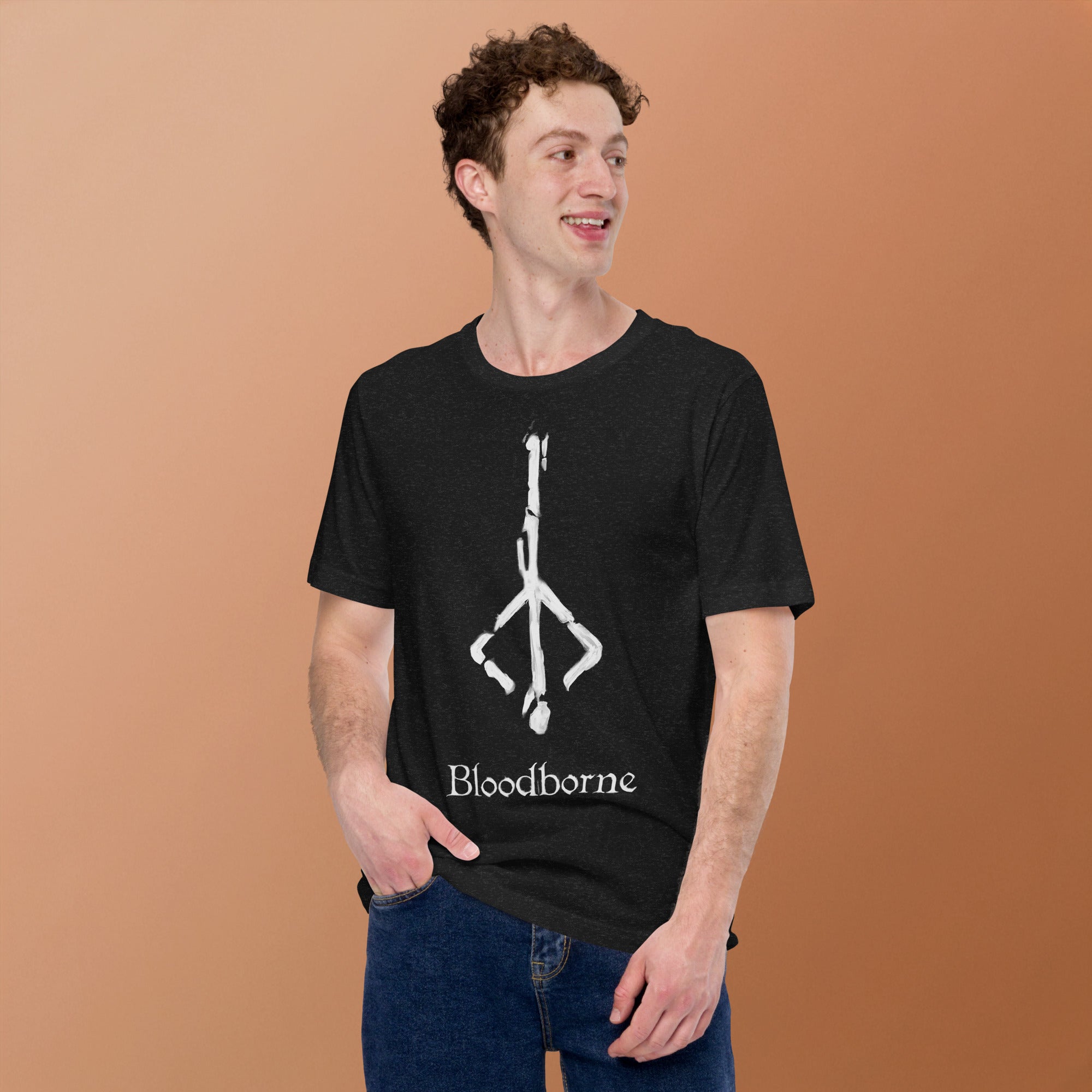 Bloodborne Hunter Rune Fan Art - Yharnam Slayer, Unisex t-shirt - Apparel & Acessories