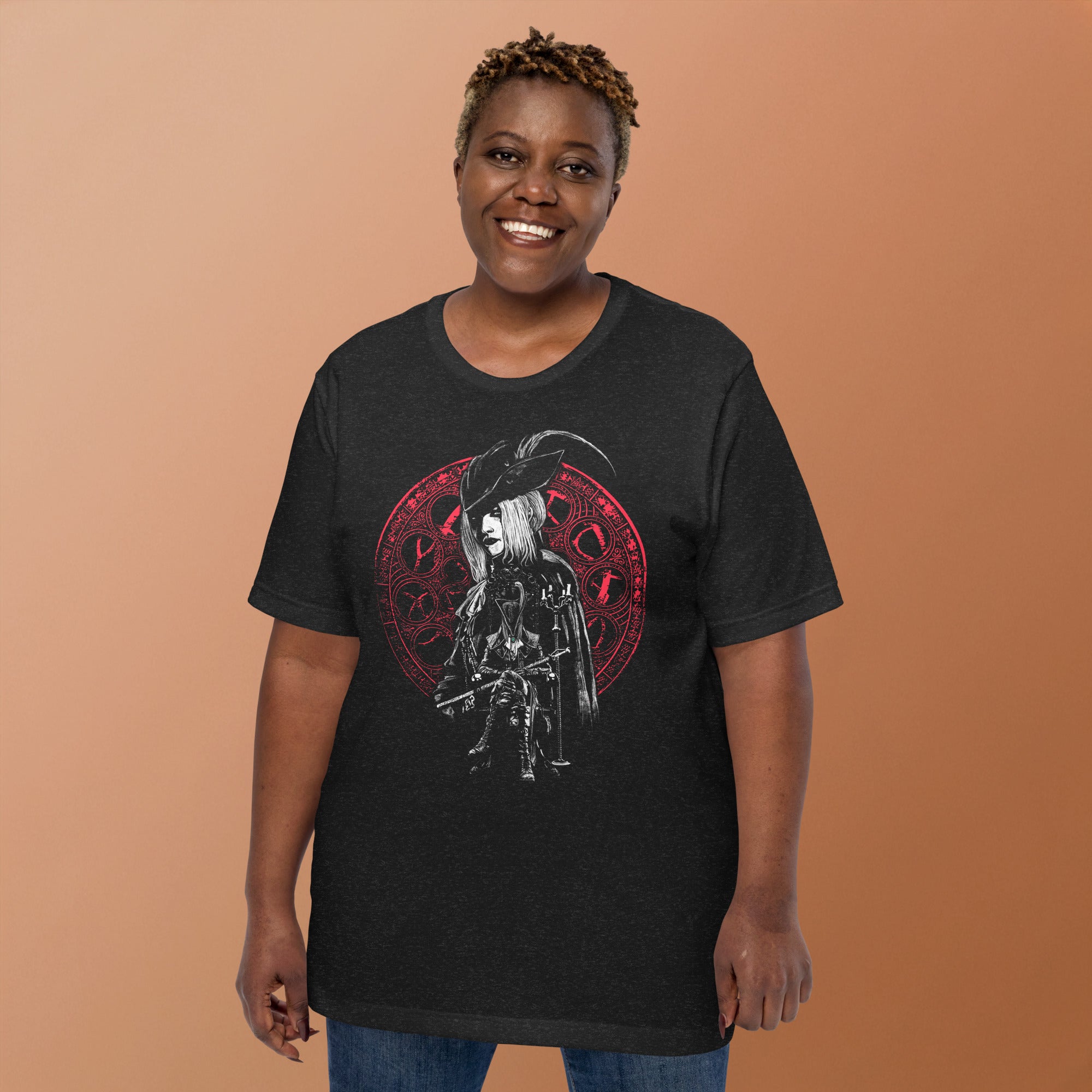 Lady Maria Bloodborne Shirt – Astral Clocktower Gothic Hunter Design, Unisex t-shirt -