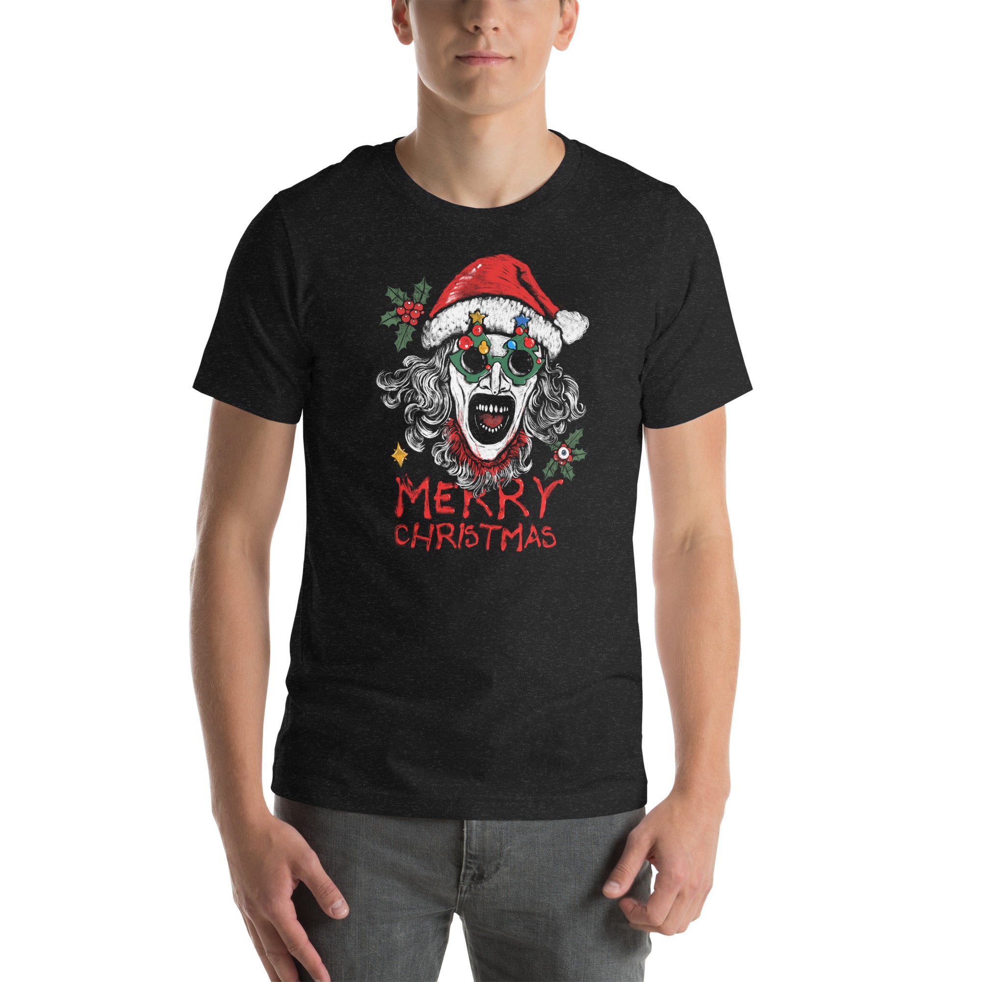 Terrifier Art Santa Claus Unisex t-shirt 5X - Apparel & Acessories